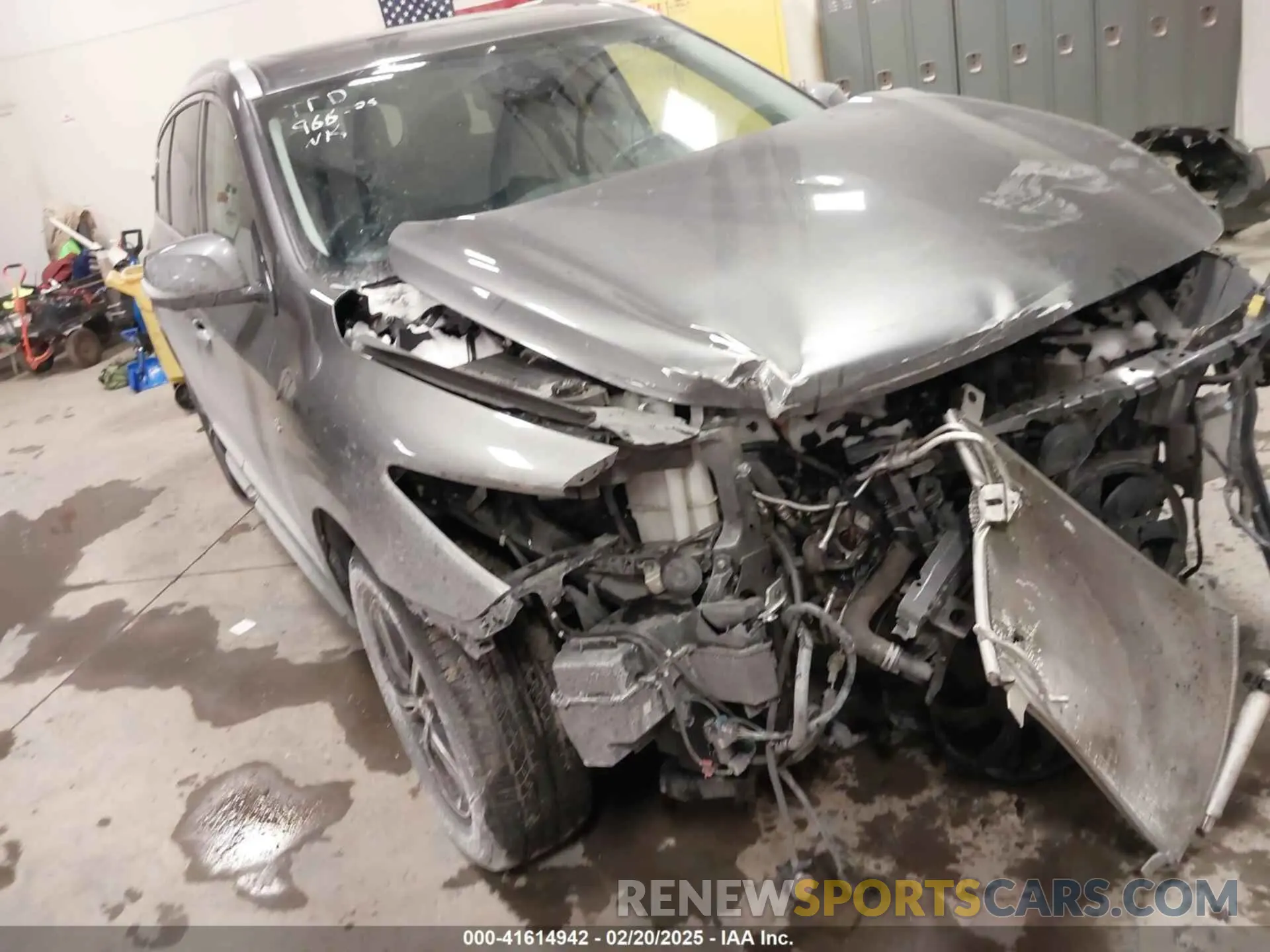 1 Photograph of a damaged car 5N1DL0MN0KC518816 INFINITI QX60 2019