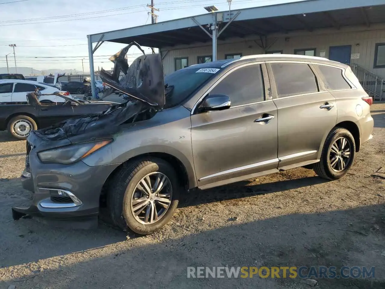1 Photograph of a damaged car 5N1DL0MN0KC533719 INFINITI QX60 2019