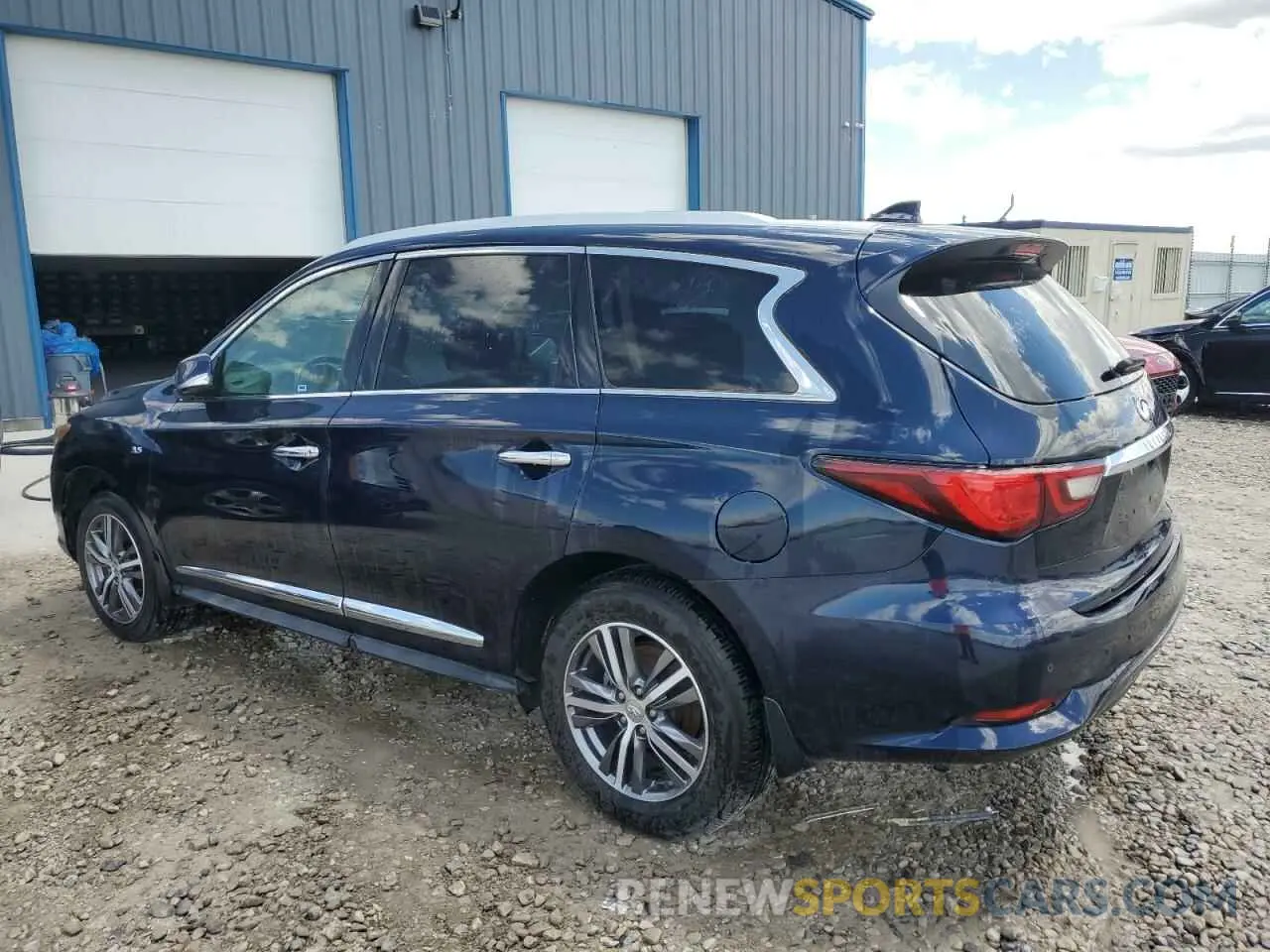 2 Photograph of a damaged car 5N1DL0MN0KC569460 INFINITI QX60 2019