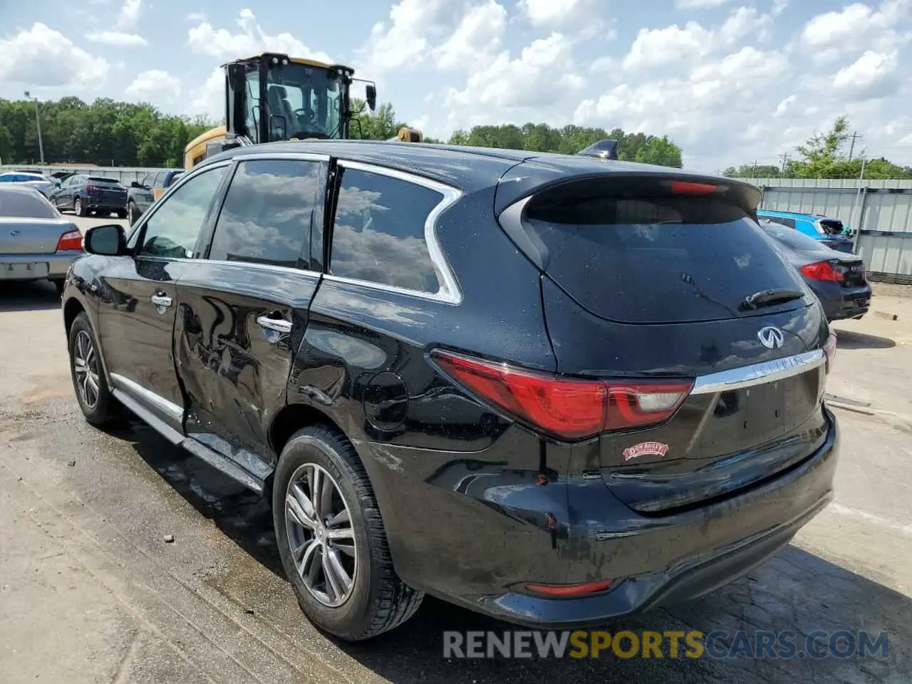 2 Photograph of a damaged car 5N1DL0MN1KC512961 INFINITI QX60 2019