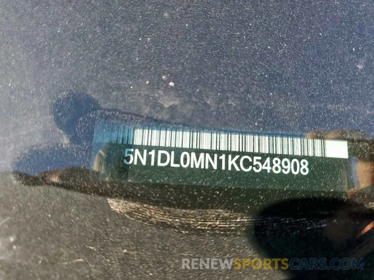 12 Photograph of a damaged car 5N1DL0MN1KC548908 INFINITI QX60 2019