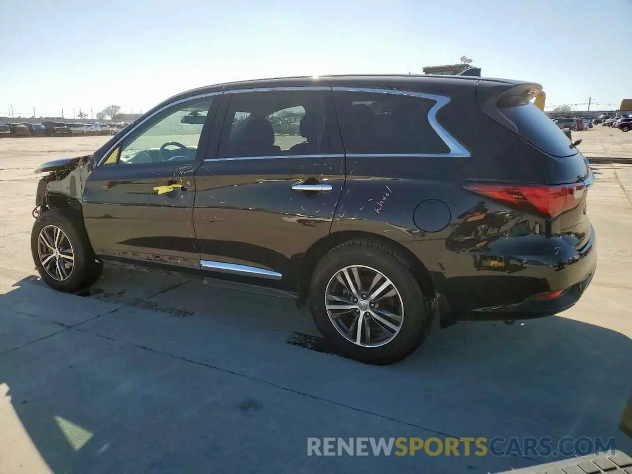 2 Photograph of a damaged car 5N1DL0MN1KC548908 INFINITI QX60 2019