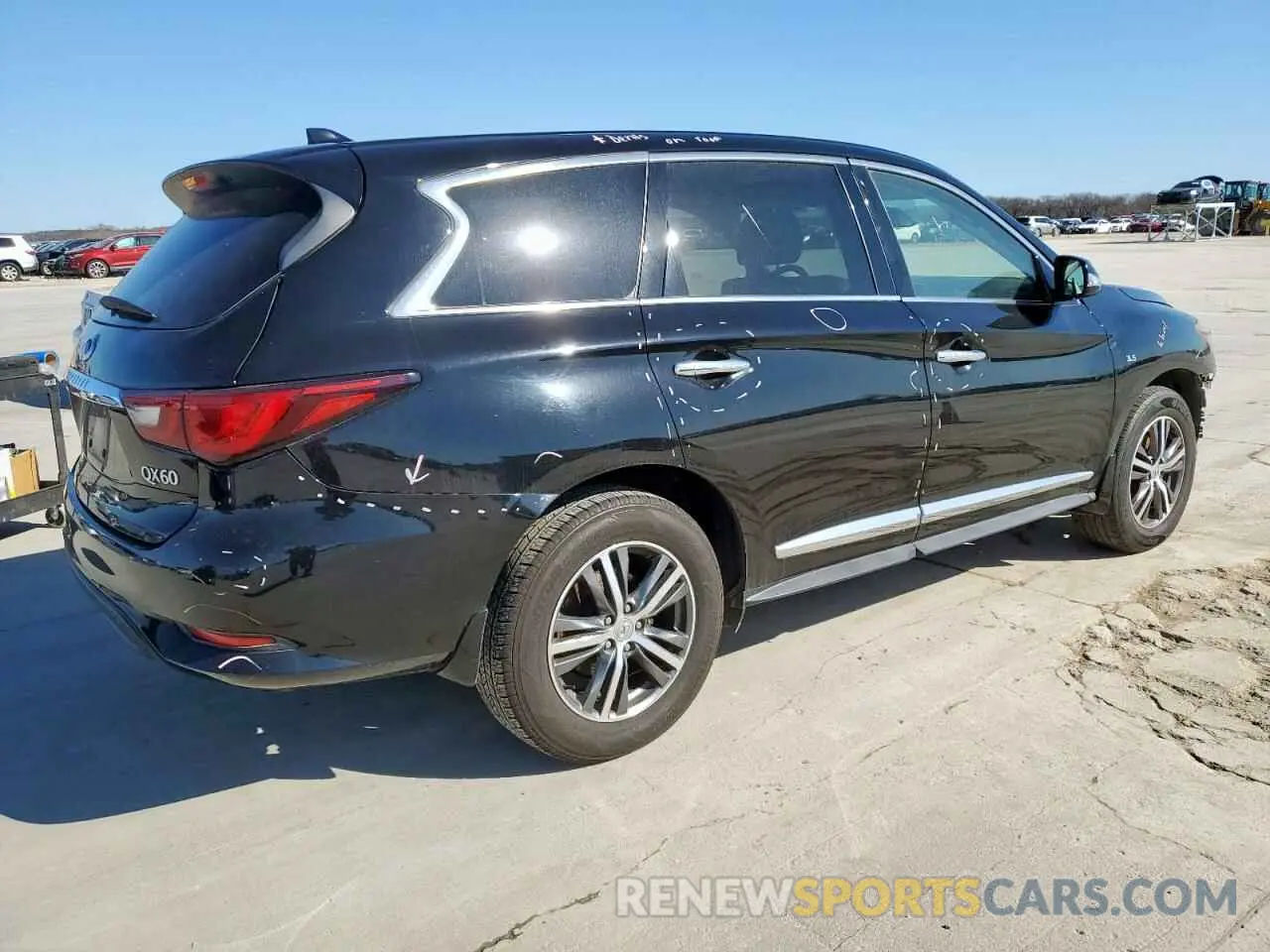 3 Photograph of a damaged car 5N1DL0MN1KC548908 INFINITI QX60 2019