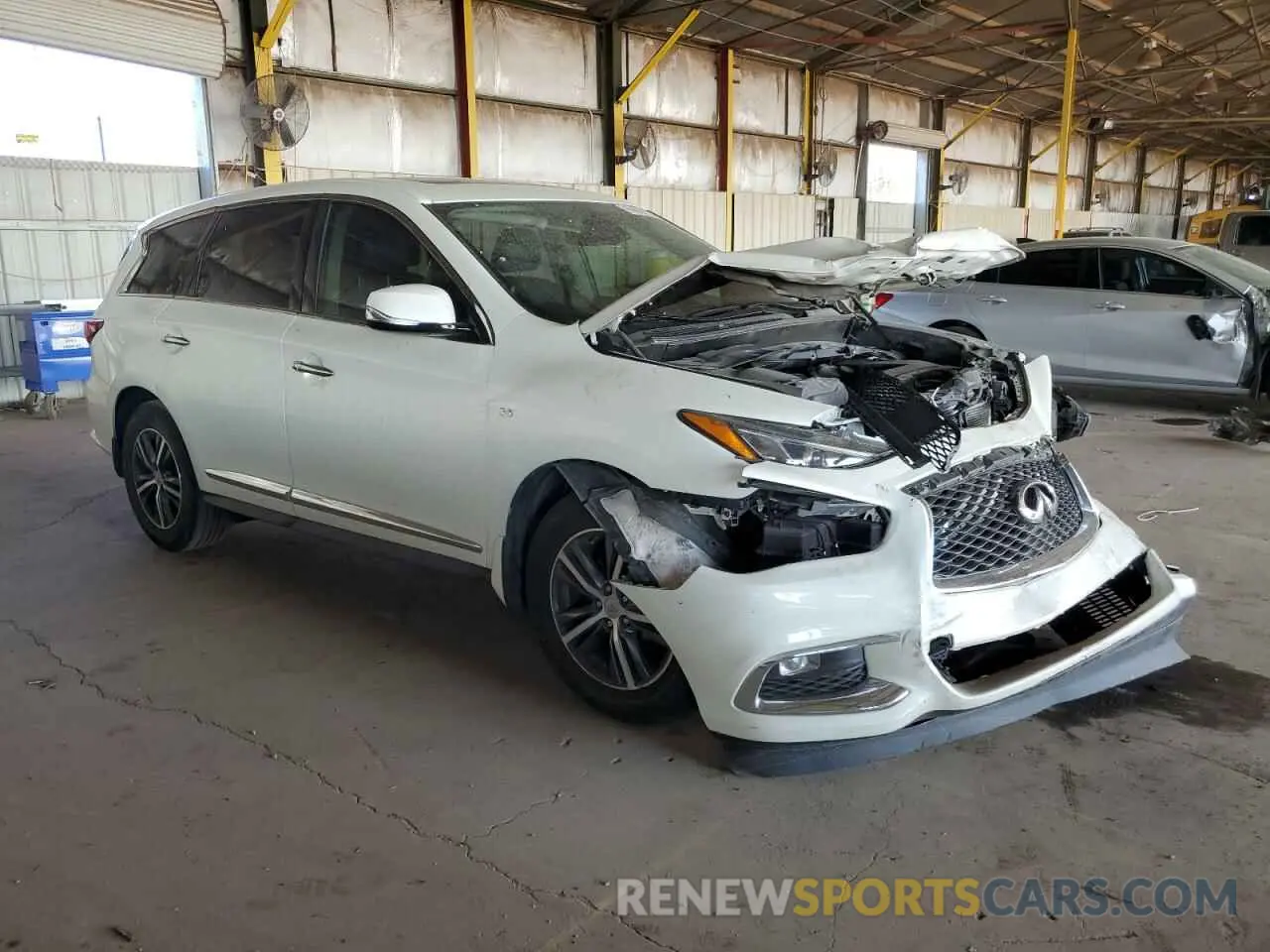 4 Photograph of a damaged car 5N1DL0MN2KC503153 INFINITI QX60 2019