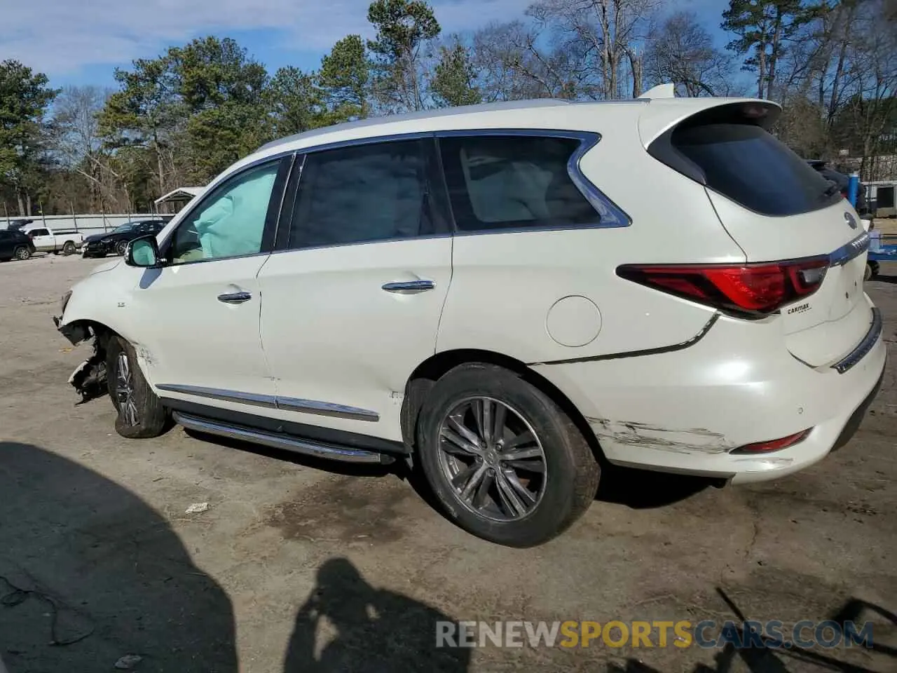 2 Photograph of a damaged car 5N1DL0MN2KC504724 INFINITI QX60 2019
