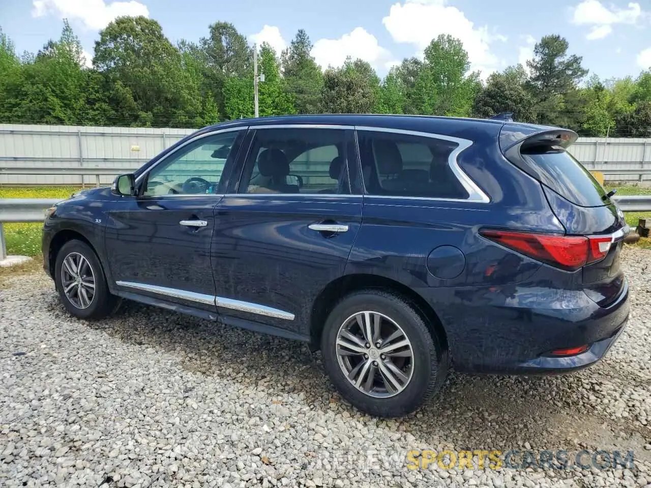 2 Photograph of a damaged car 5N1DL0MN3KC524349 INFINITI QX60 2019