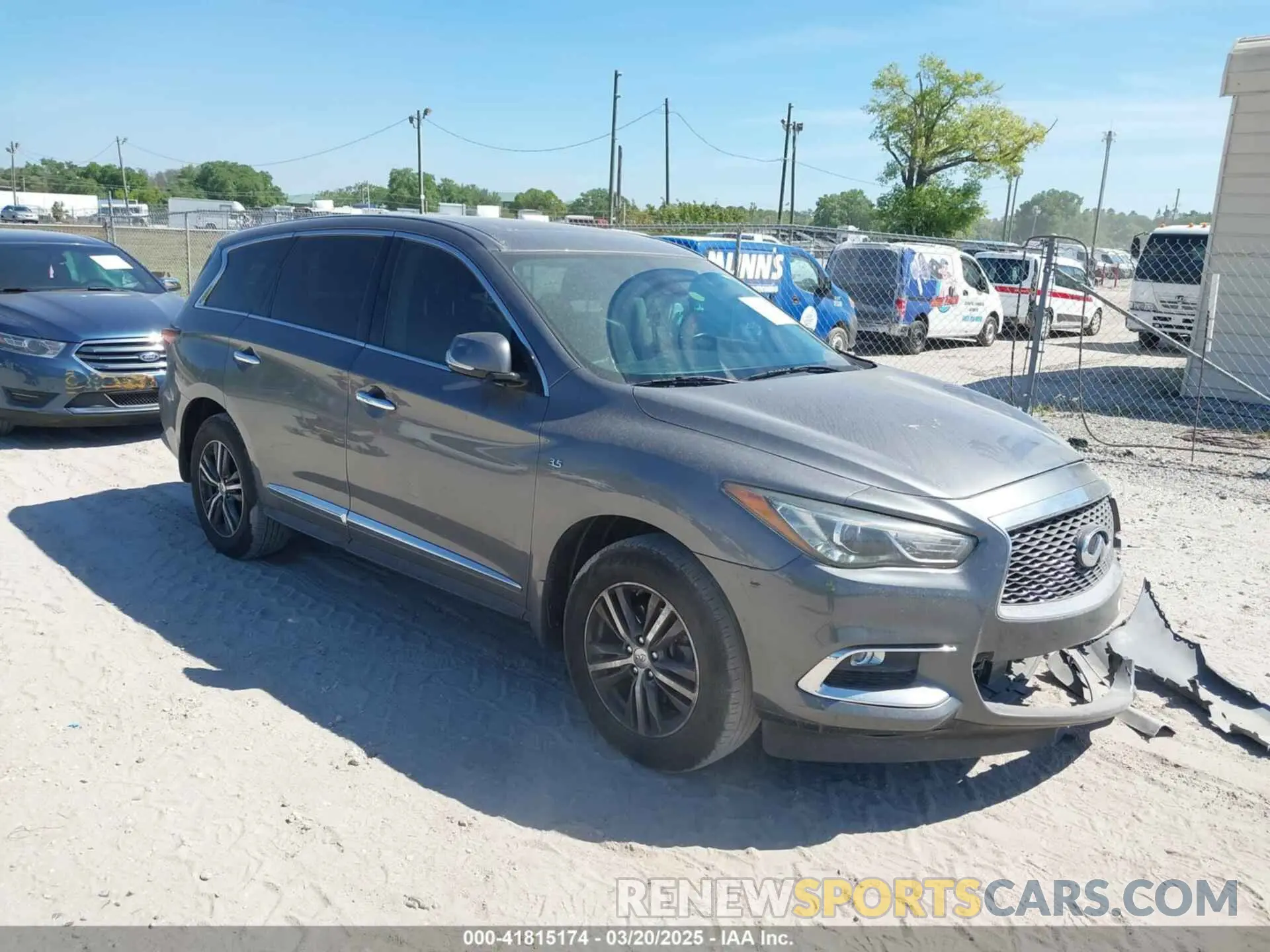 1 Photograph of a damaged car 5N1DL0MN3KC528904 INFINITI QX60 2019