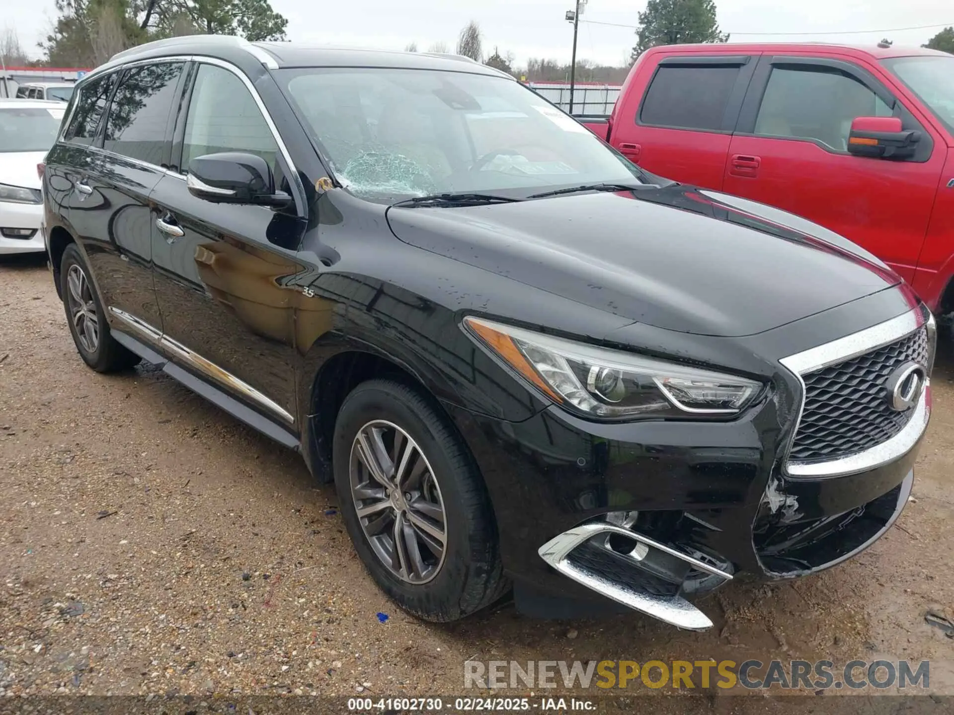 1 Photograph of a damaged car 5N1DL0MN3KC552717 INFINITI QX60 2019