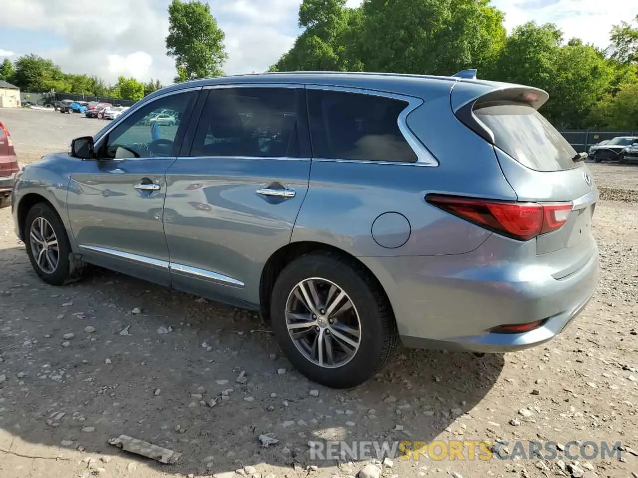 2 Photograph of a damaged car 5N1DL0MN3KC560543 INFINITI QX60 2019