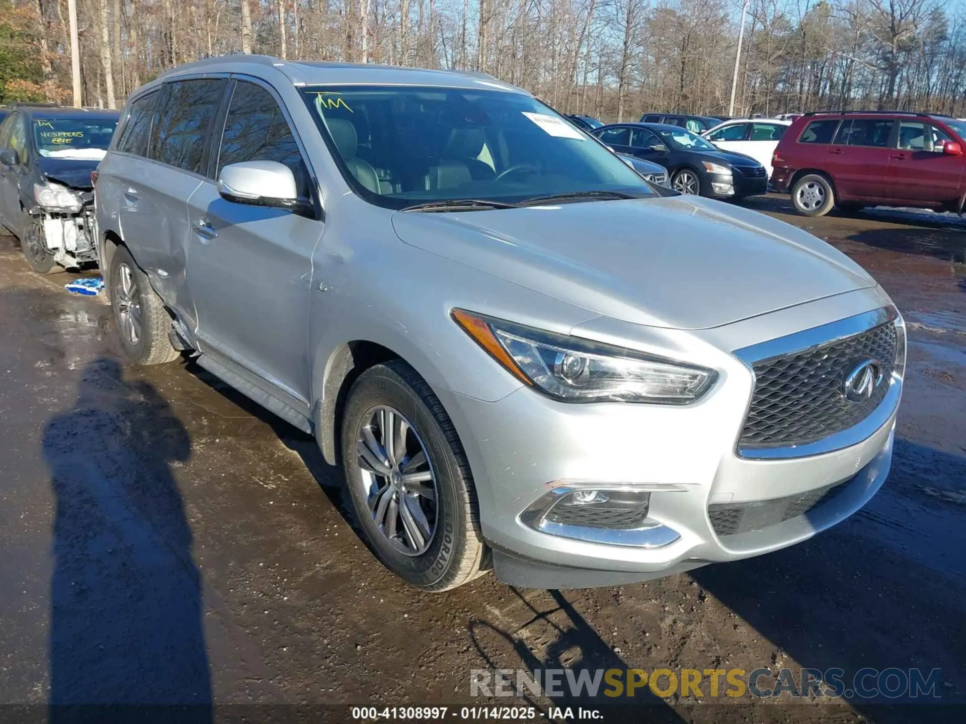 1 Photograph of a damaged car 5N1DL0MN3KC568514 INFINITI QX60 2019