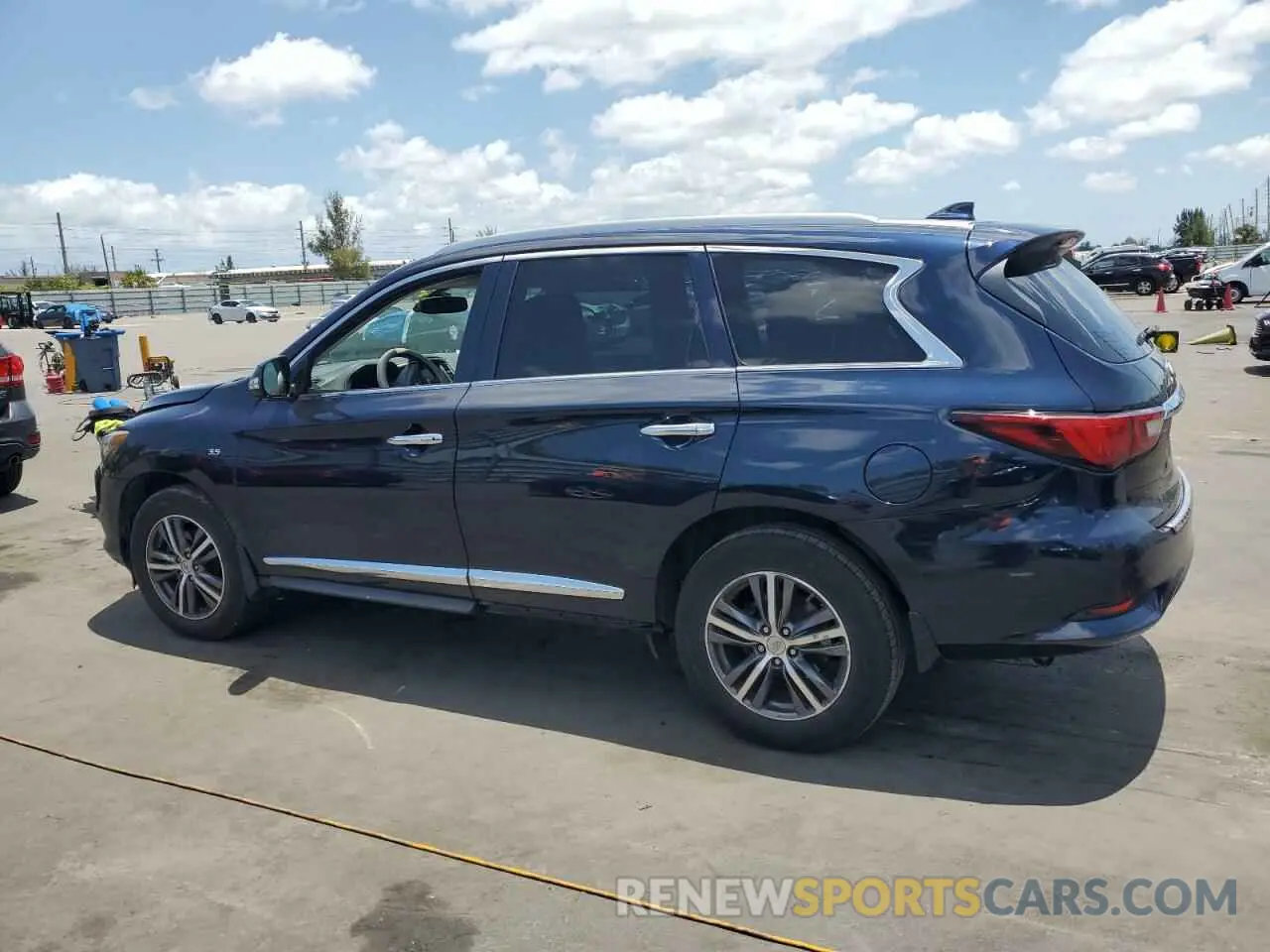 2 Photograph of a damaged car 5N1DL0MN4KC511433 INFINITI QX60 2019