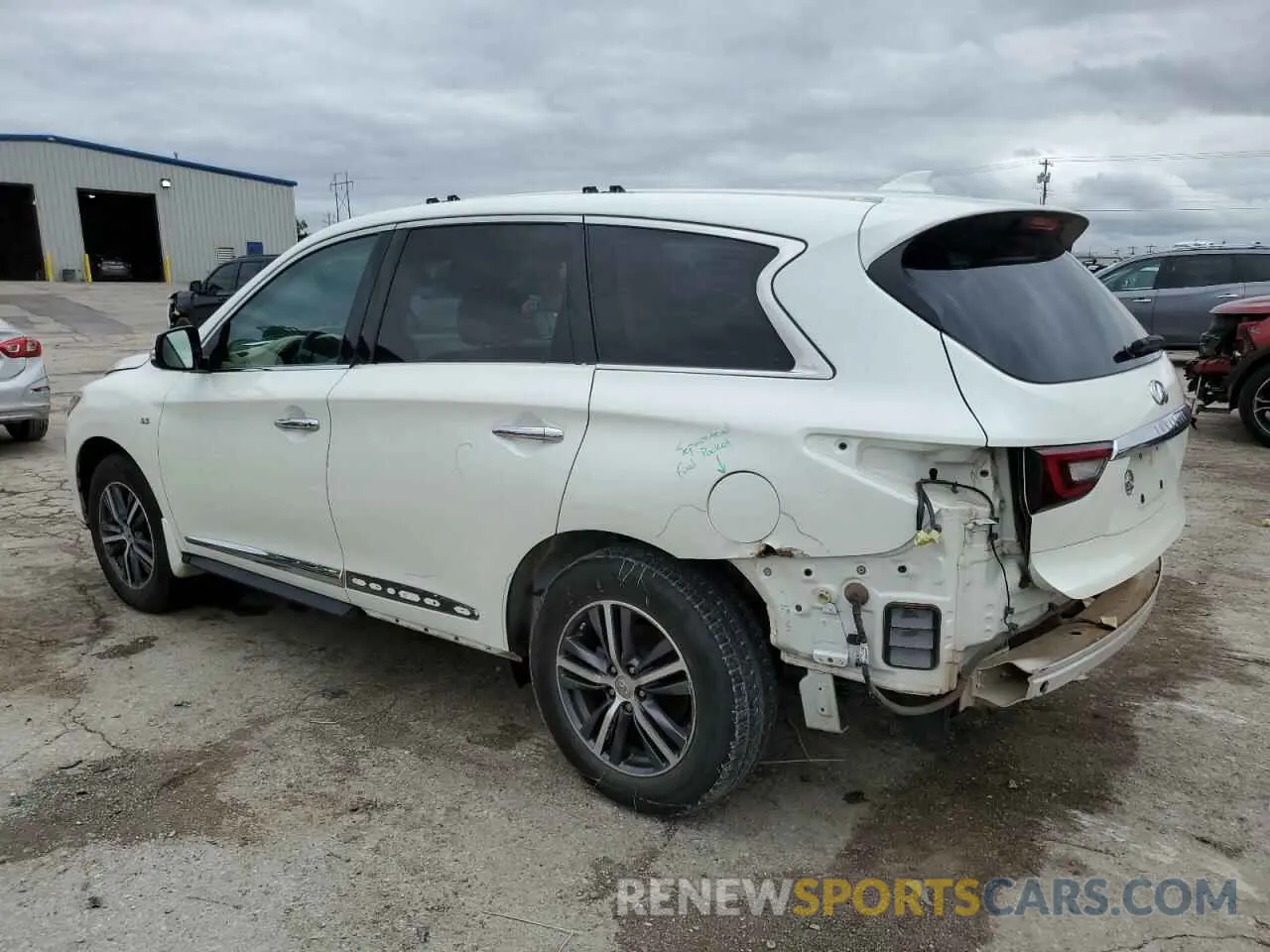 2 Photograph of a damaged car 5N1DL0MN4KC532377 INFINITI QX60 2019