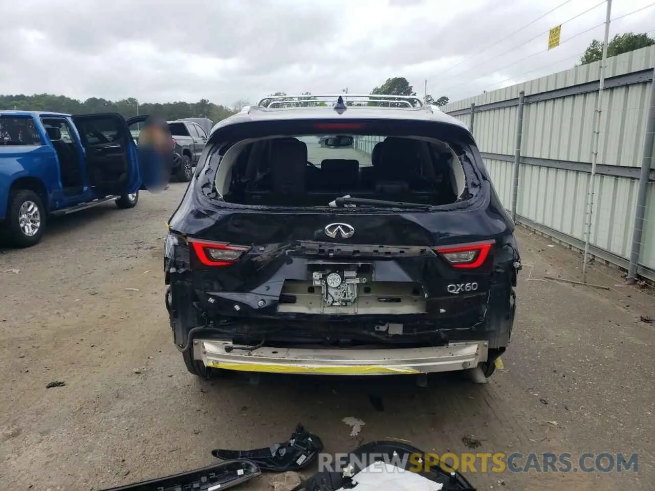 6 Photograph of a damaged car 5N1DL0MN4KC560857 INFINITI QX60 2019