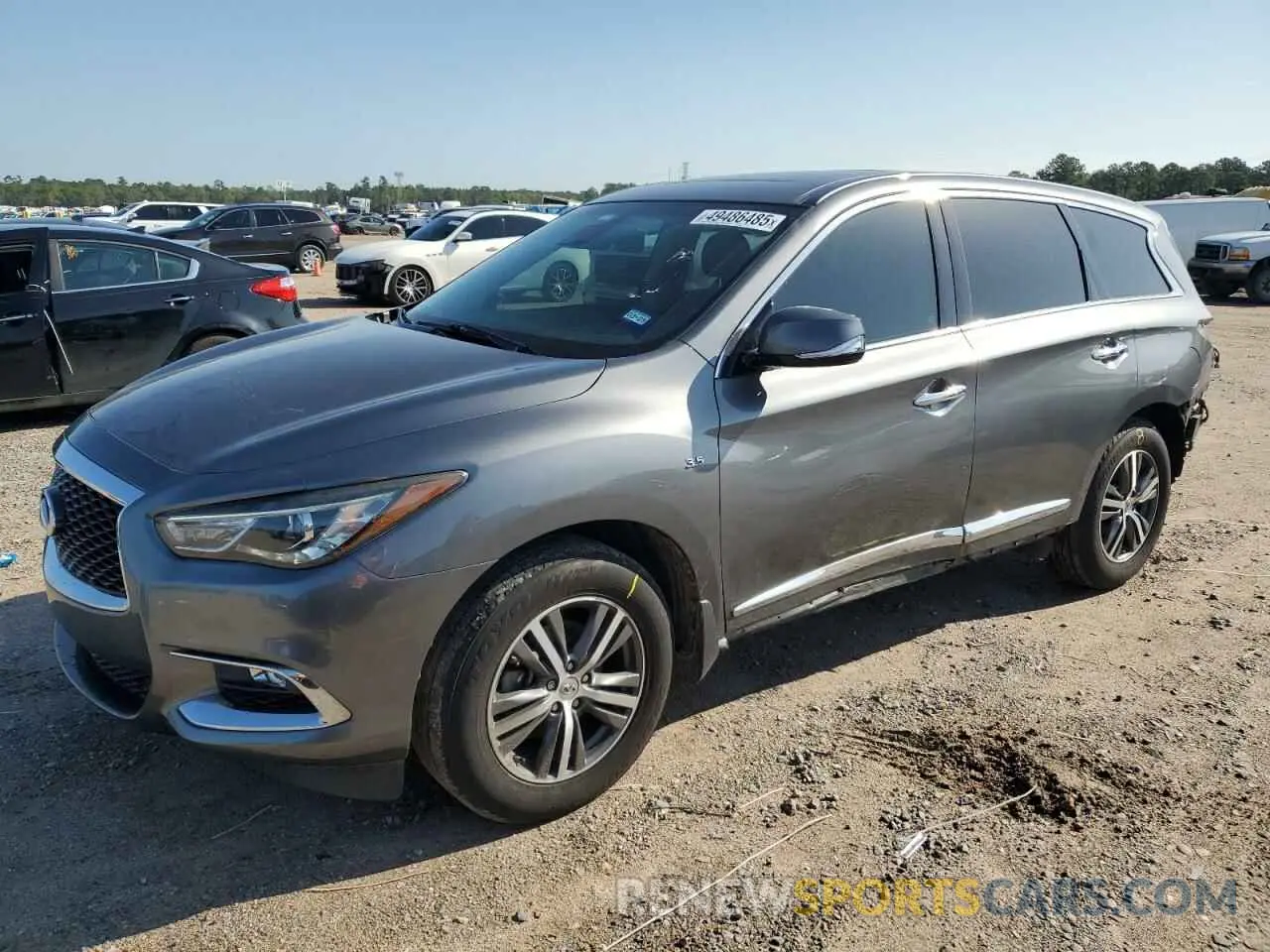 1 Photograph of a damaged car 5N1DL0MN5KC529150 INFINITI QX60 2019
