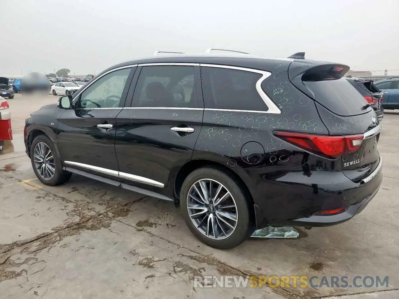 2 Photograph of a damaged car 5N1DL0MN5KC551441 INFINITI QX60 2019