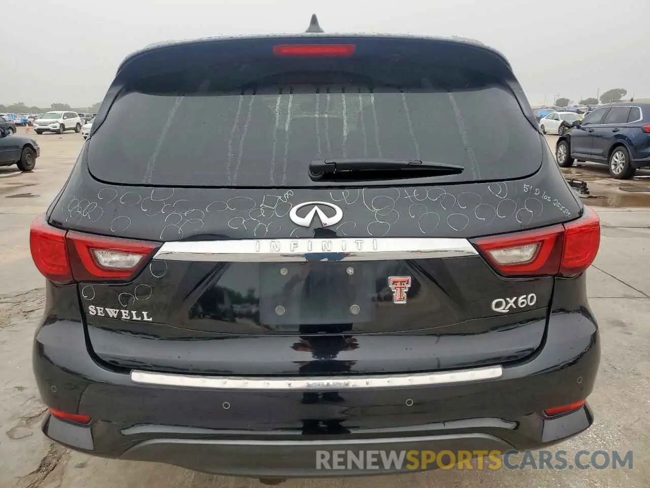 6 Photograph of a damaged car 5N1DL0MN5KC551441 INFINITI QX60 2019