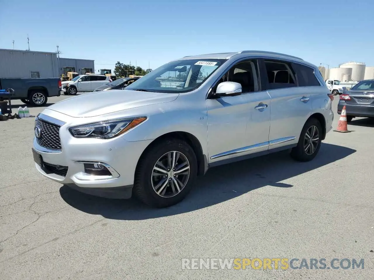 1 Photograph of a damaged car 5N1DL0MN5KC558017 INFINITI QX60 2019