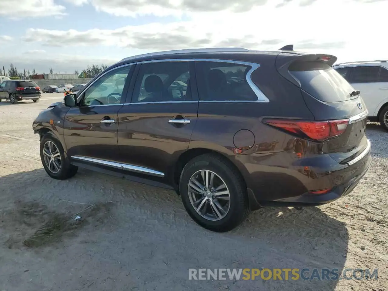 2 Photograph of a damaged car 5N1DL0MN5KC565811 INFINITI QX60 2019