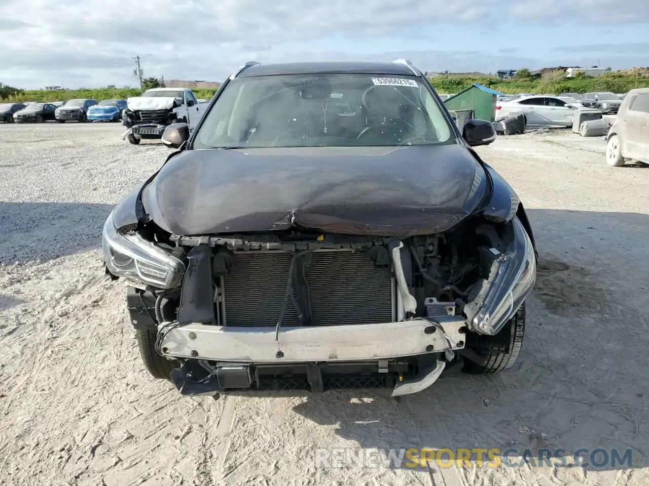5 Photograph of a damaged car 5N1DL0MN5KC565811 INFINITI QX60 2019