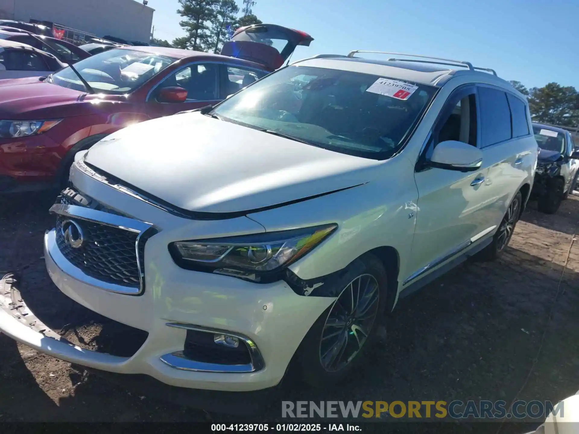 2 Photograph of a damaged car 5N1DL0MN6KC508551 INFINITI QX60 2019