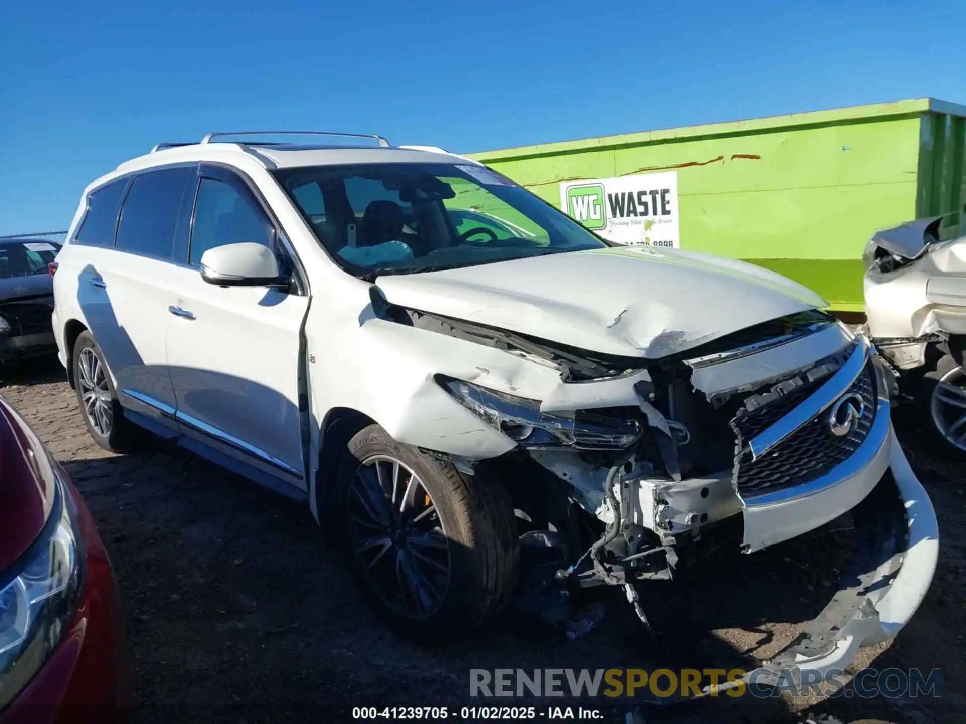 6 Photograph of a damaged car 5N1DL0MN6KC508551 INFINITI QX60 2019