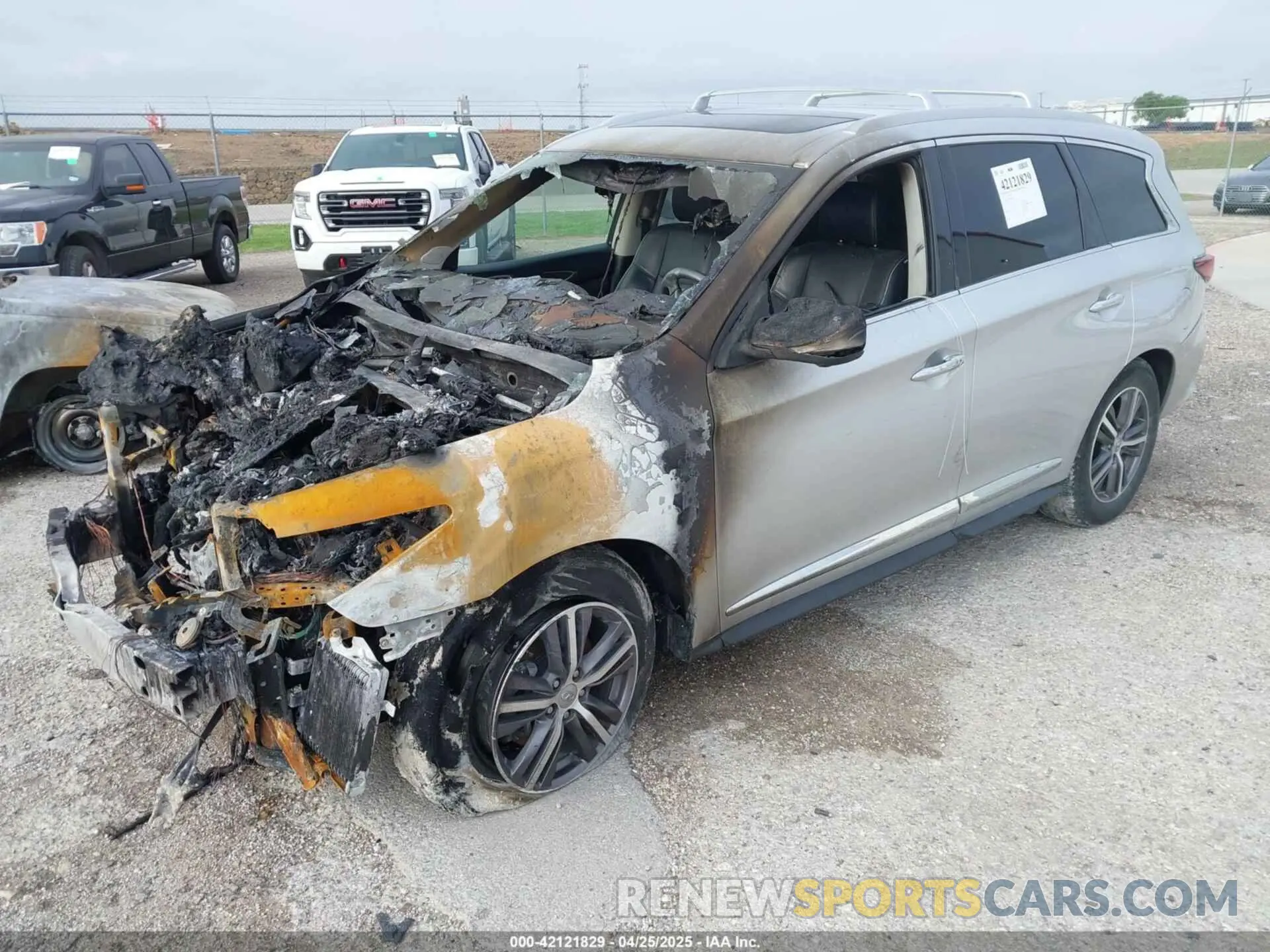 2 Photograph of a damaged car 5N1DL0MN6KC517024 INFINITI QX60 2019