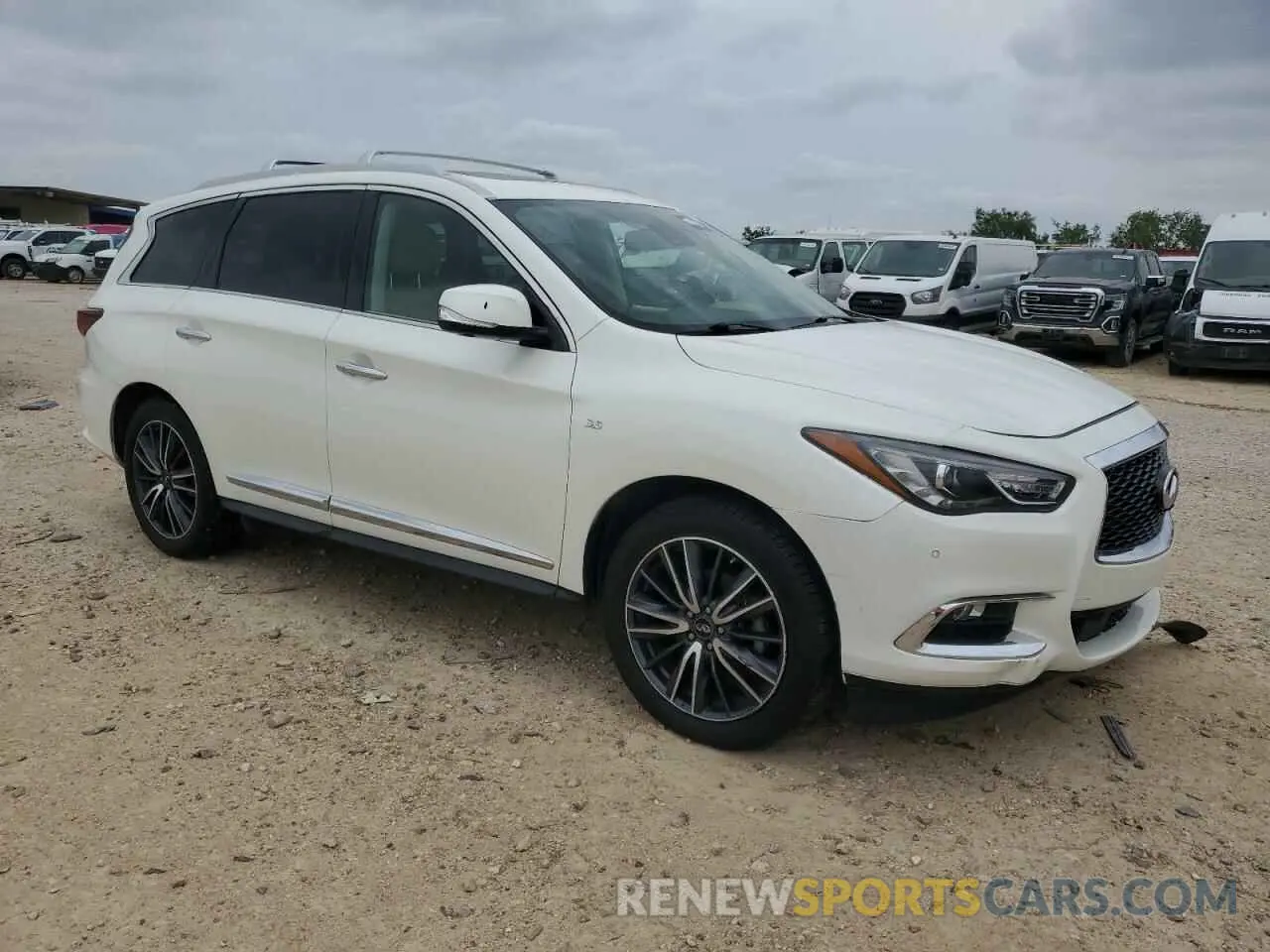4 Photograph of a damaged car 5N1DL0MN6KC520120 INFINITI QX60 2019