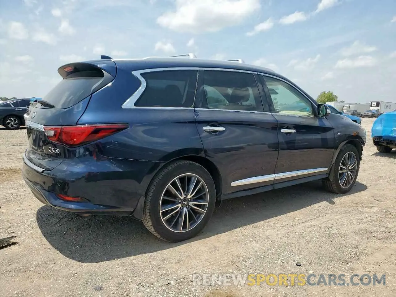 3 Photograph of a damaged car 5N1DL0MN6KC550721 INFINITI QX60 2019