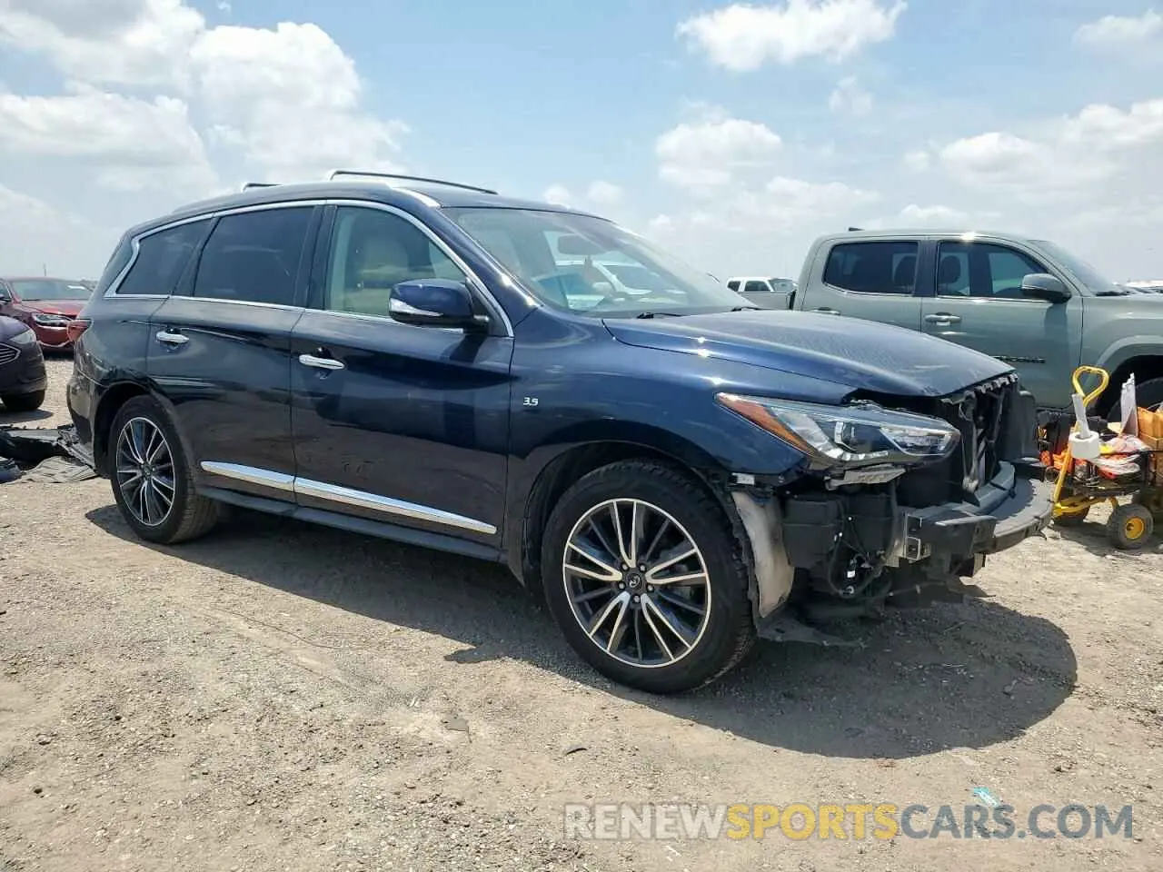 4 Photograph of a damaged car 5N1DL0MN6KC550721 INFINITI QX60 2019