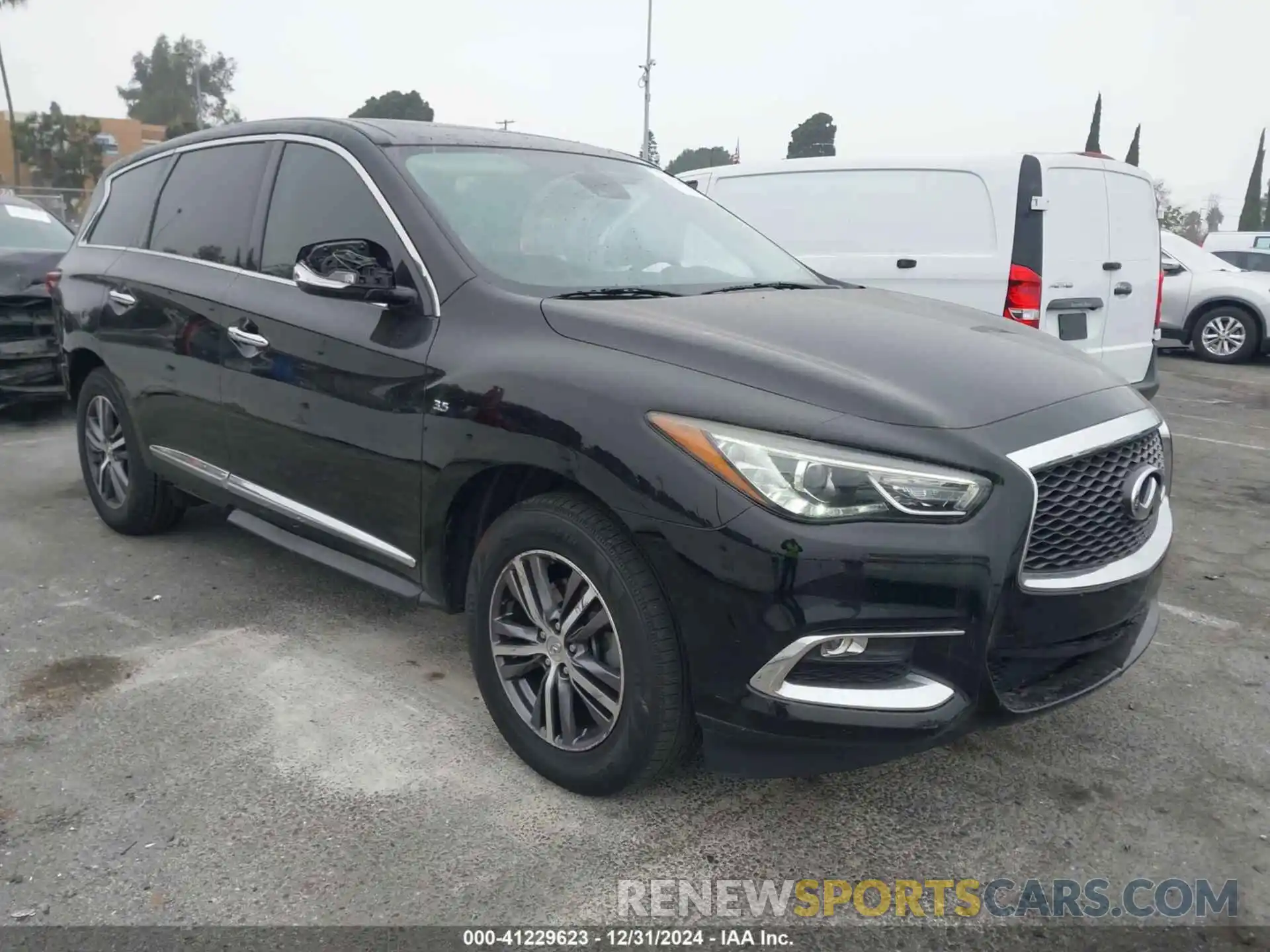 1 Photograph of a damaged car 5N1DL0MN7KC500202 INFINITI QX60 2019