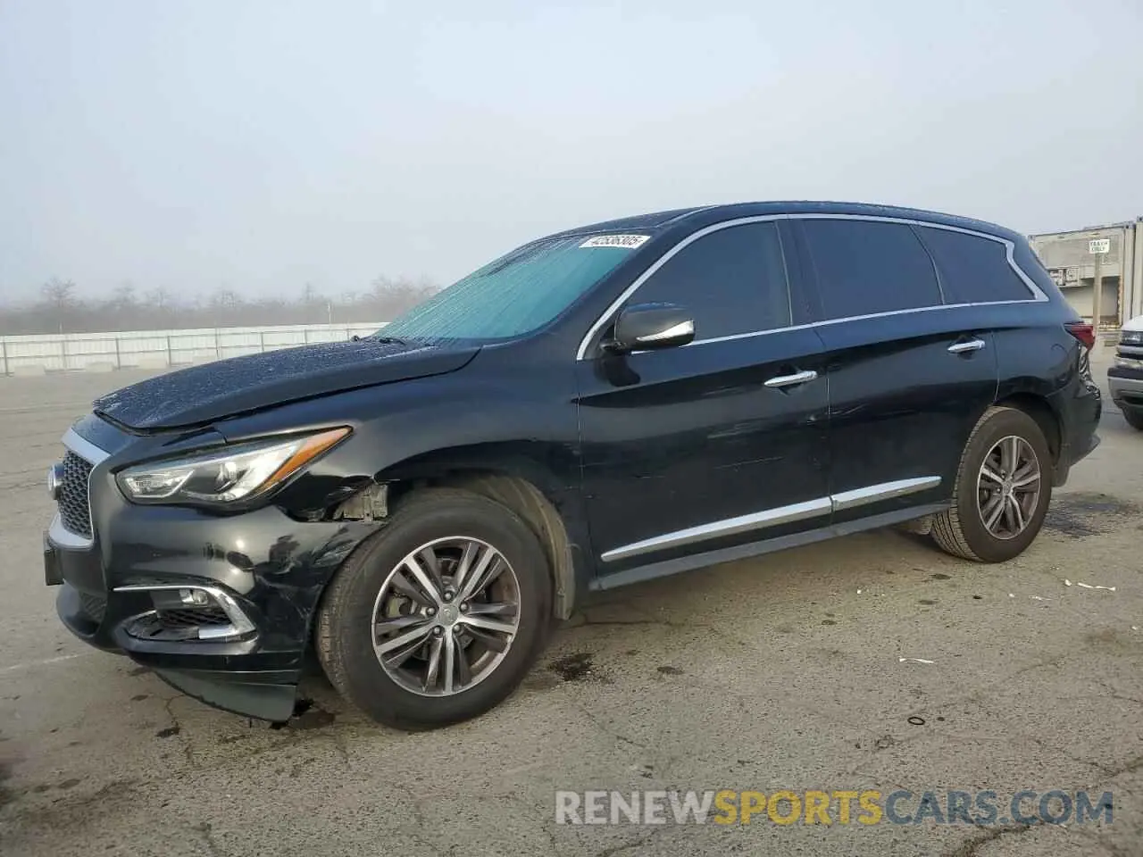 1 Photograph of a damaged car 5N1DL0MN7KC548847 INFINITI QX60 2019