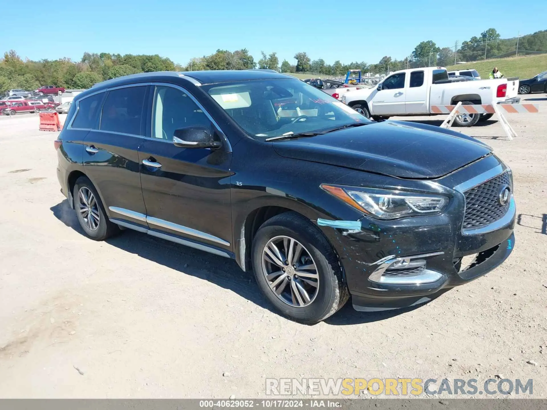 1 Photograph of a damaged car 5N1DL0MN7KC565180 INFINITI QX60 2019