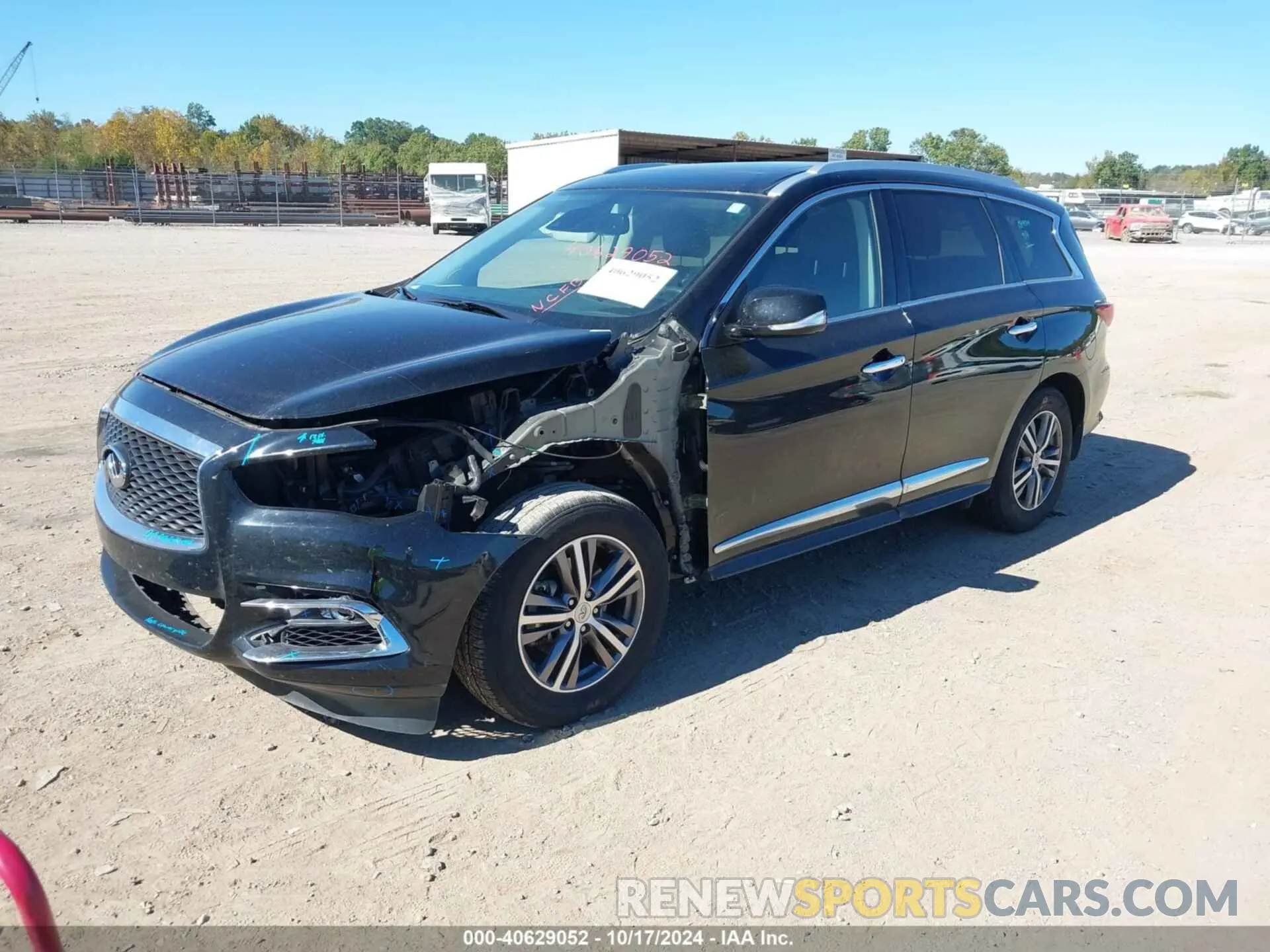 2 Photograph of a damaged car 5N1DL0MN7KC565180 INFINITI QX60 2019