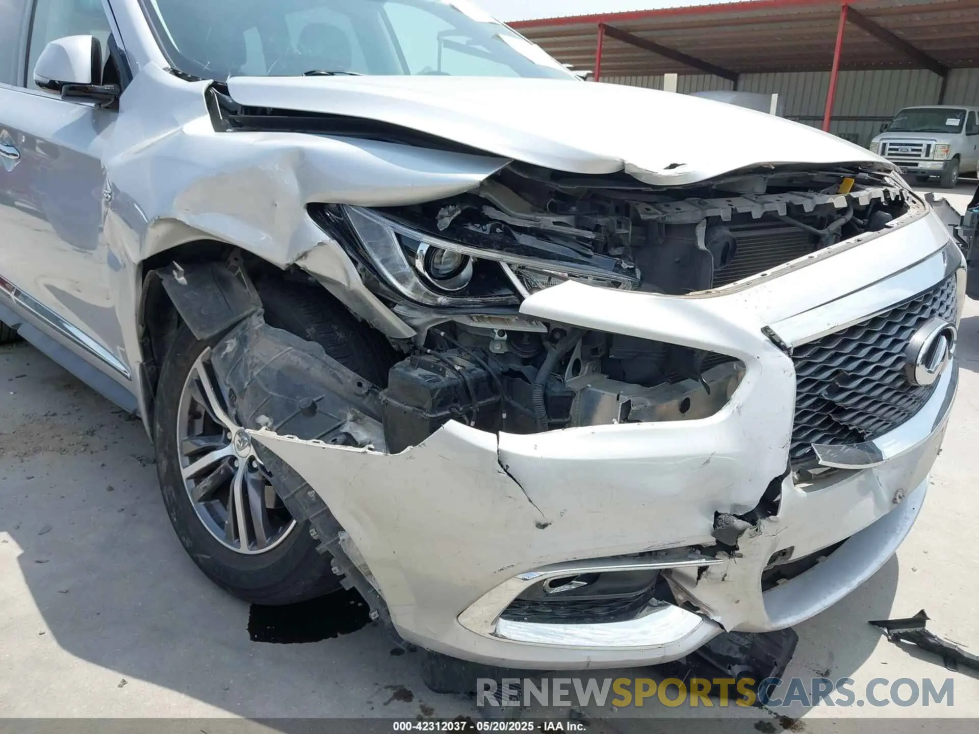 6 Photograph of a damaged car 5N1DL0MN8KC548730 INFINITI QX60 2019