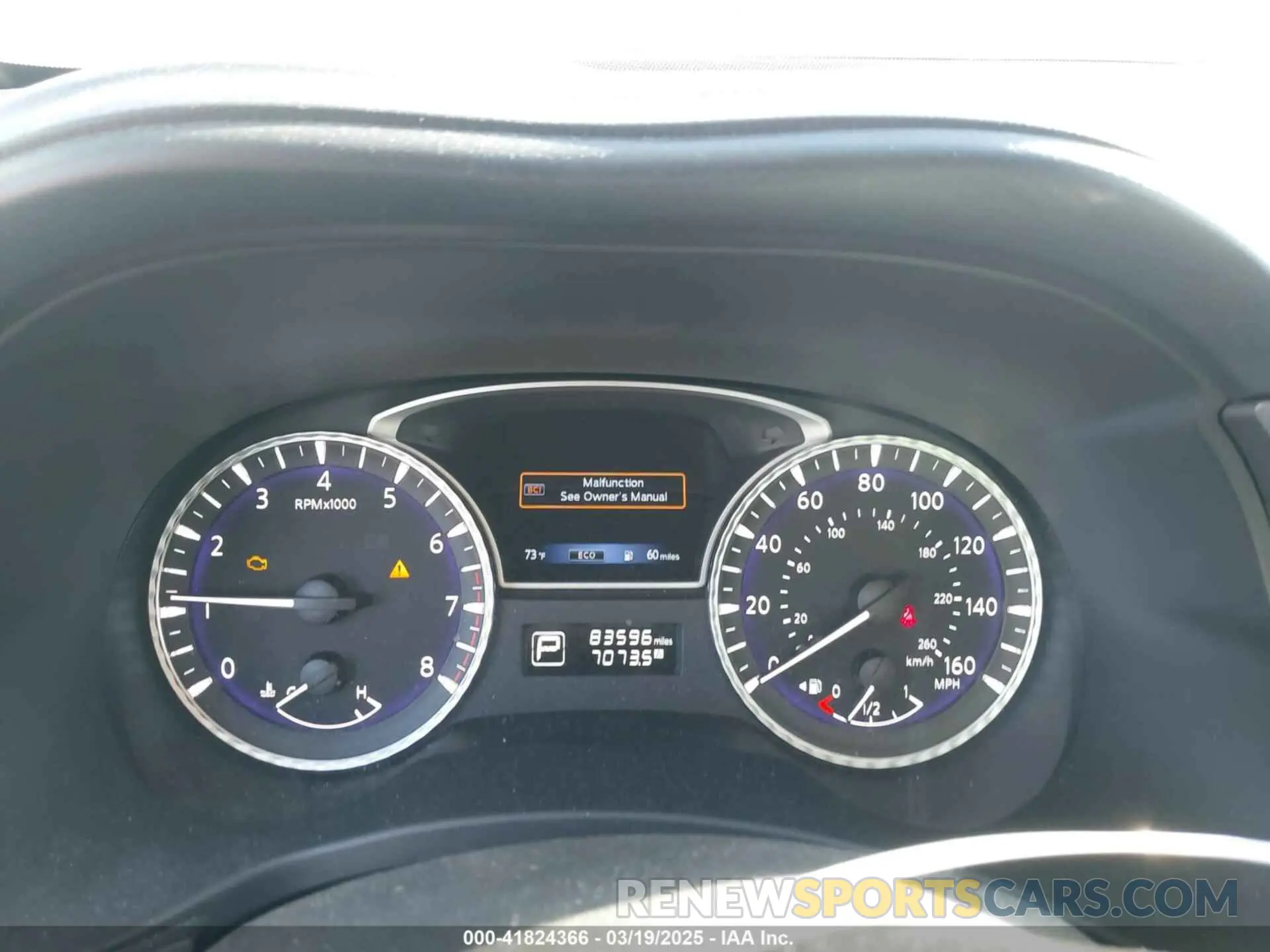 7 Photograph of a damaged car 5N1DL0MN8KC555323 INFINITI QX60 2019