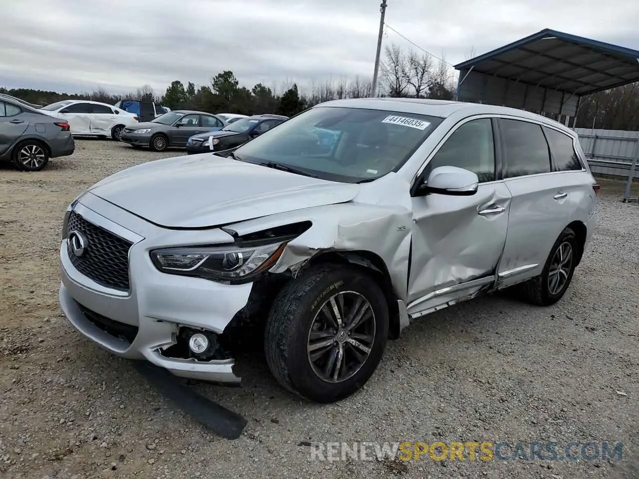 1 Photograph of a damaged car 5N1DL0MN9KC556089 INFINITI QX60 2019