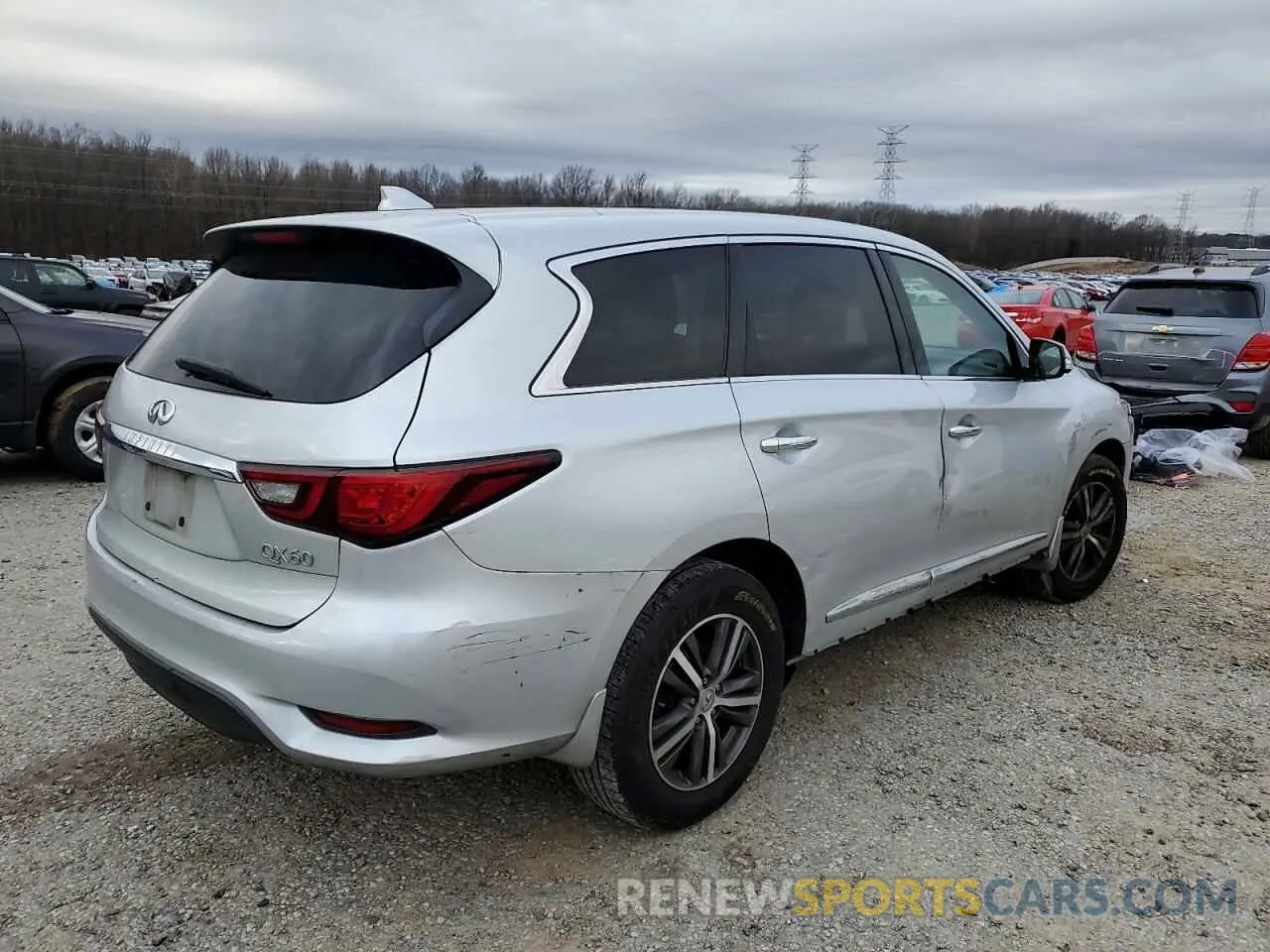 3 Photograph of a damaged car 5N1DL0MN9KC556089 INFINITI QX60 2019
