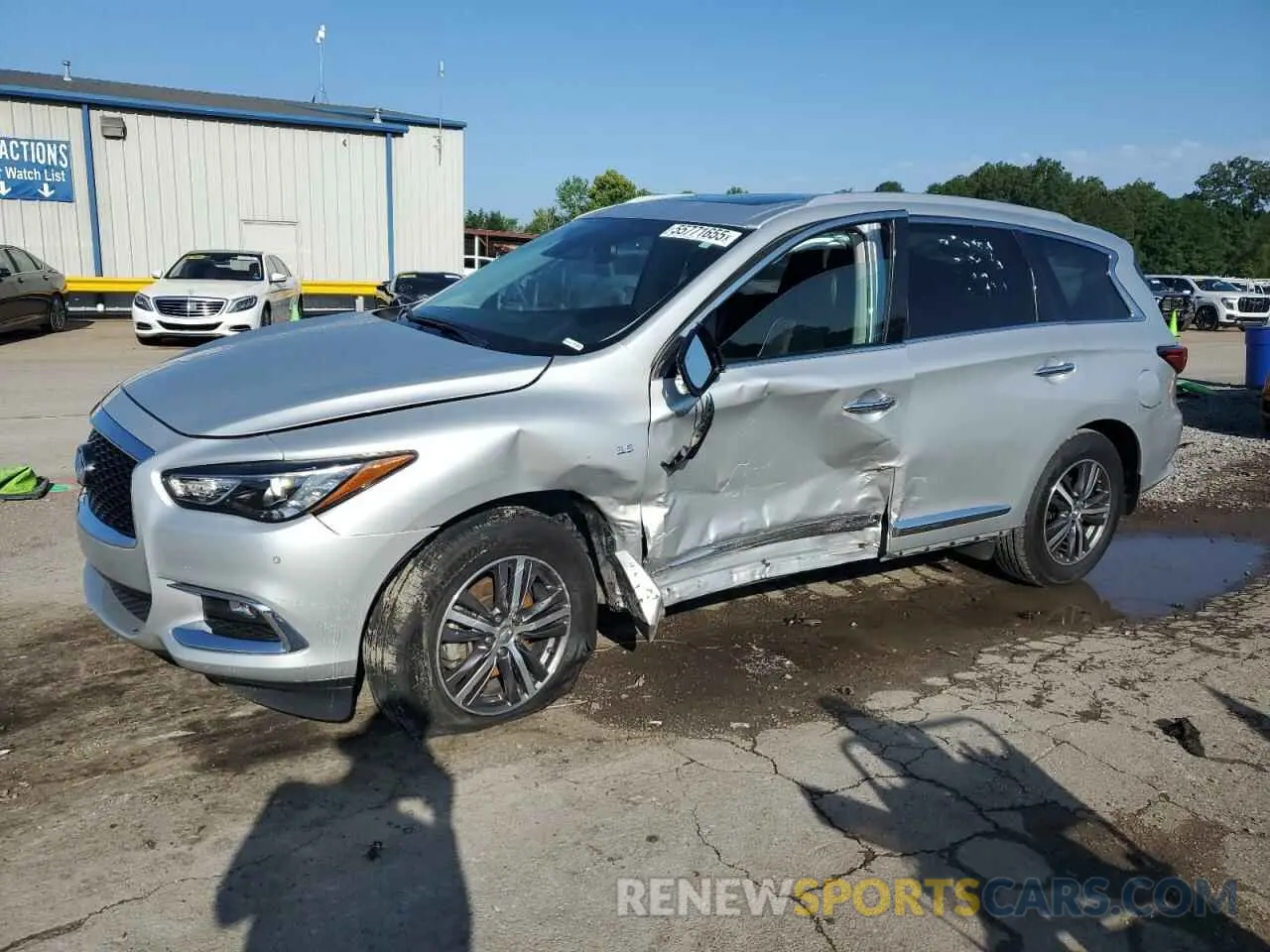 1 Photograph of a damaged car 5N1DL0MNXKC507368 INFINITI QX60 2019