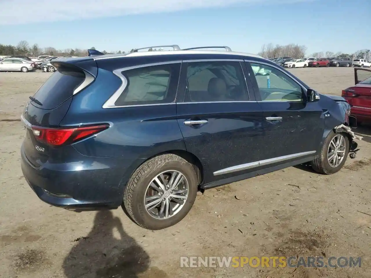 3 Photograph of a damaged car 5N1DL0MM0LC505685 INFINITI QX60 2020