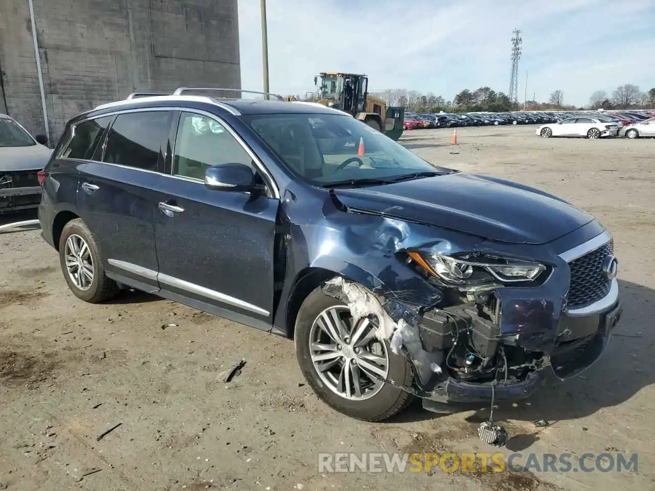 4 Photograph of a damaged car 5N1DL0MM0LC505685 INFINITI QX60 2020