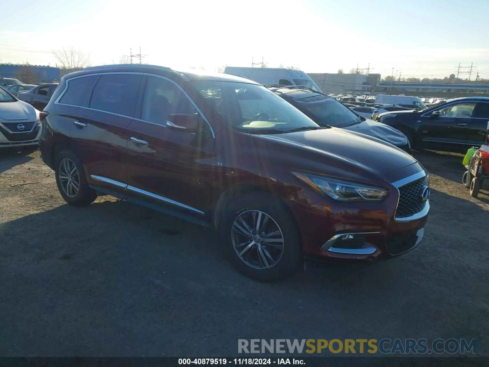 1 Photograph of a damaged car 5N1DL0MM0LC511566 INFINITI QX60 2020