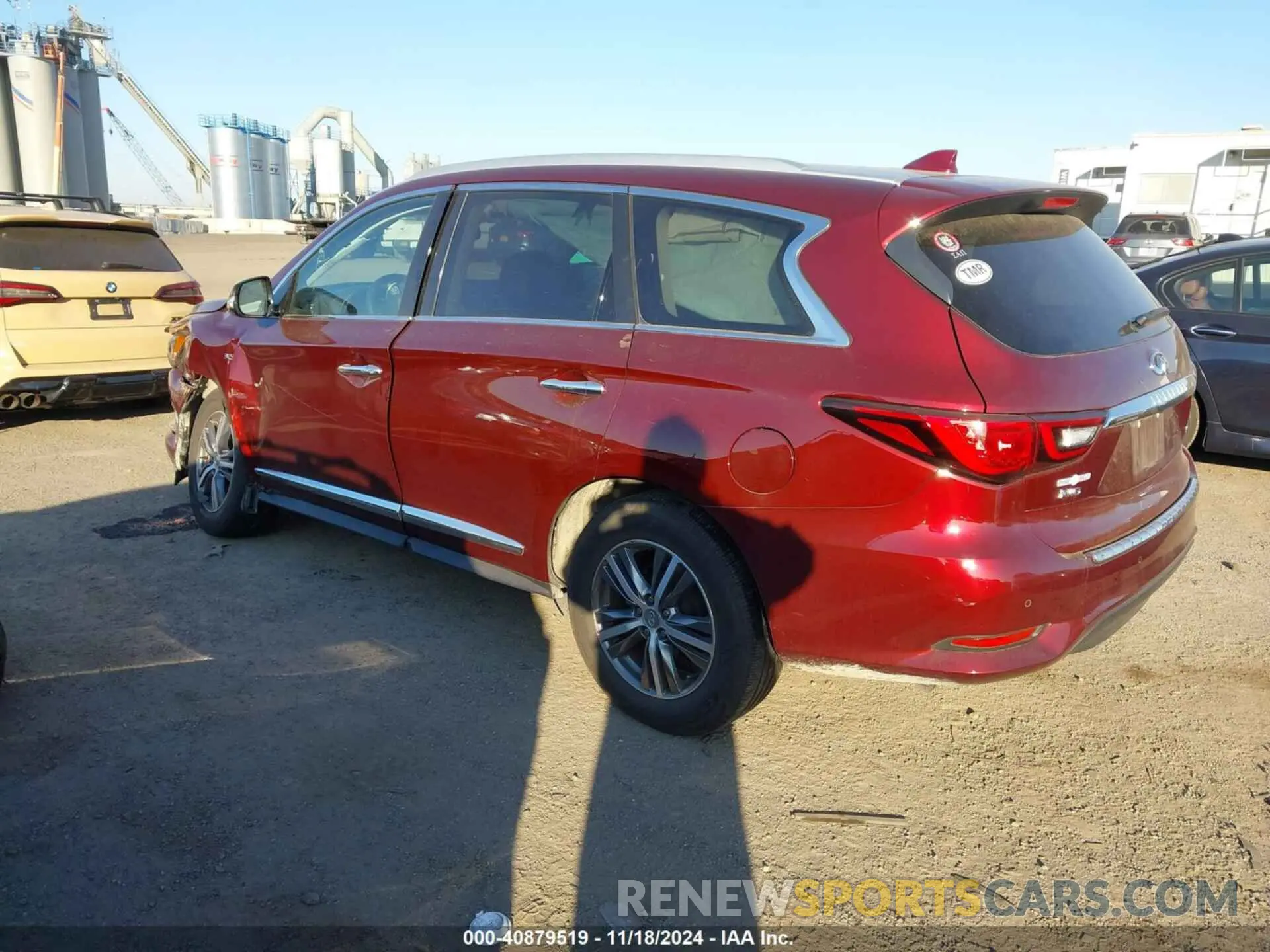 3 Photograph of a damaged car 5N1DL0MM0LC511566 INFINITI QX60 2020