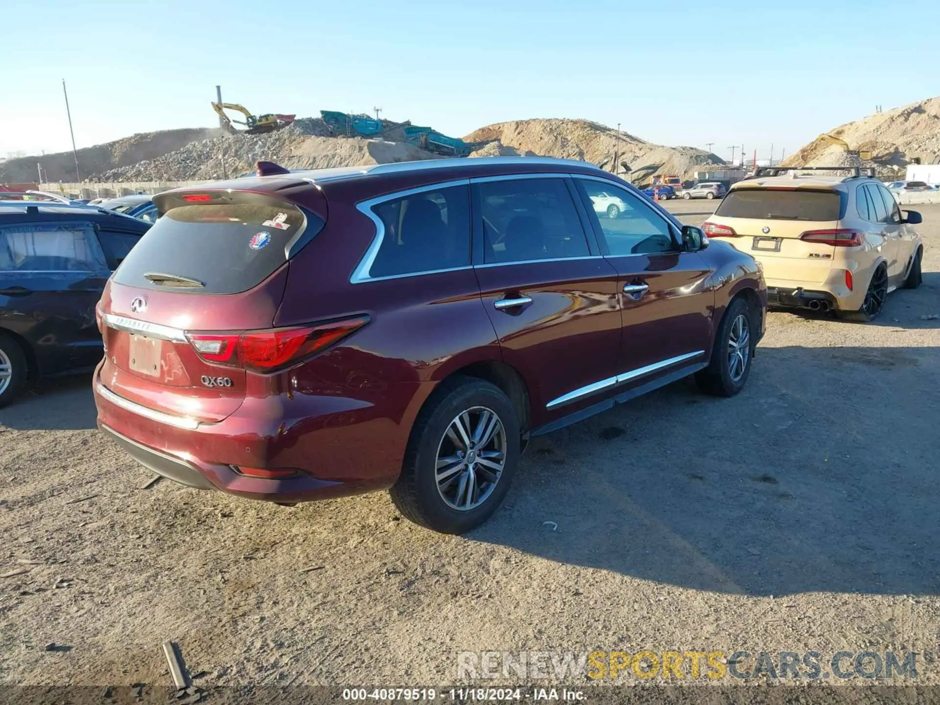 4 Photograph of a damaged car 5N1DL0MM0LC511566 INFINITI QX60 2020