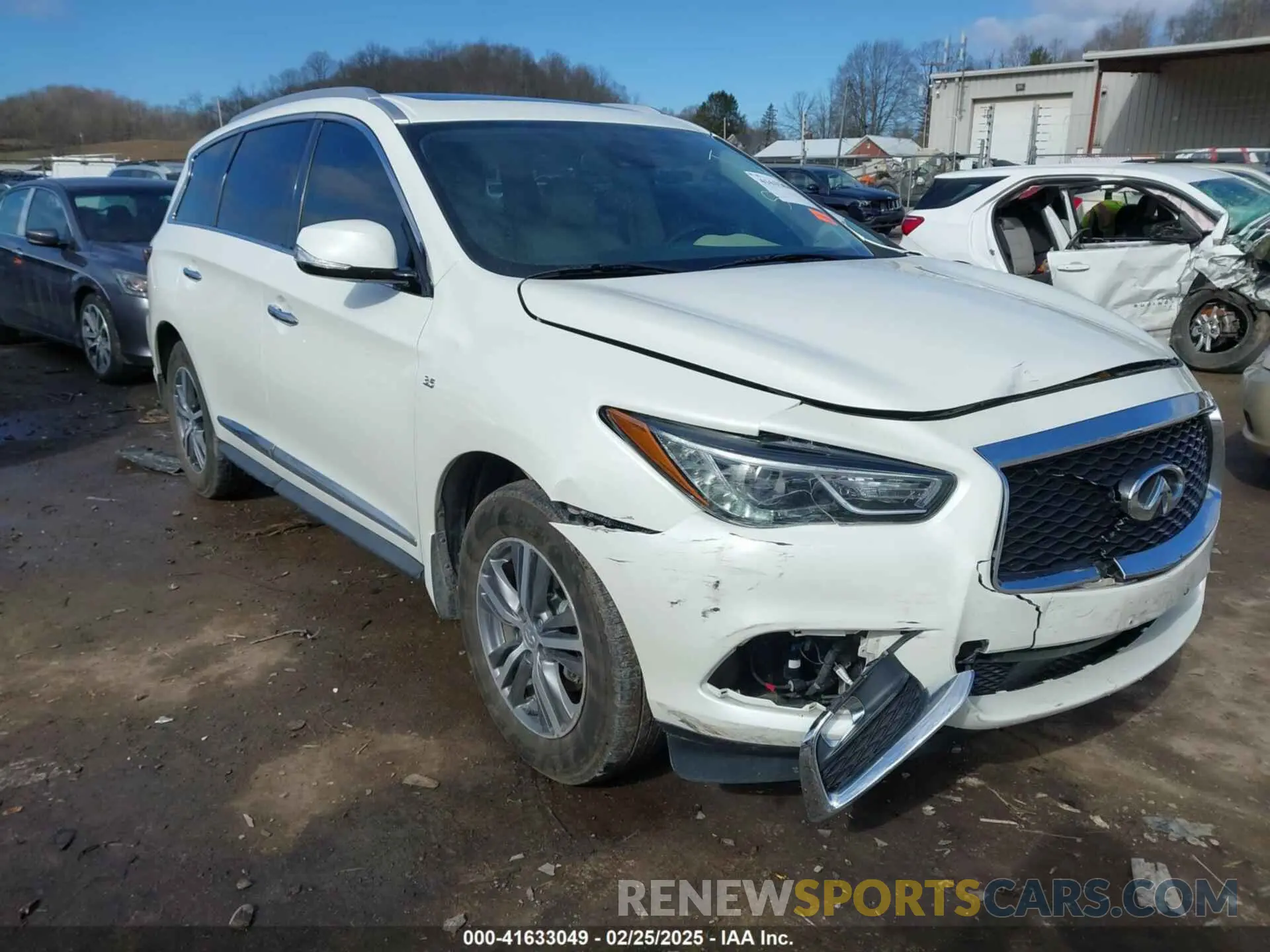 1 Photograph of a damaged car 5N1DL0MM0LC513849 INFINITI QX60 2020