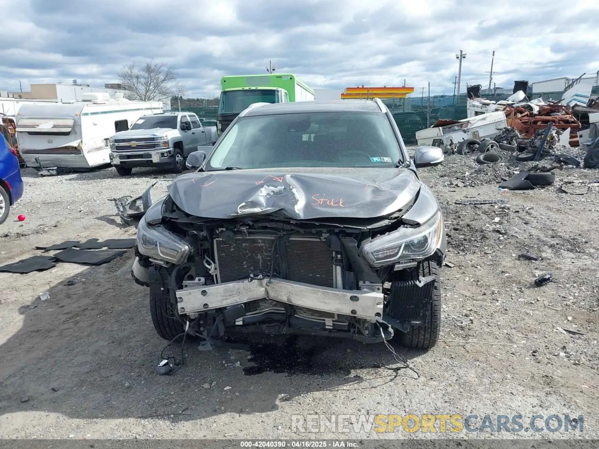 13 Photograph of a damaged car 5N1DL0MM1LC506649 INFINITI QX60 2020