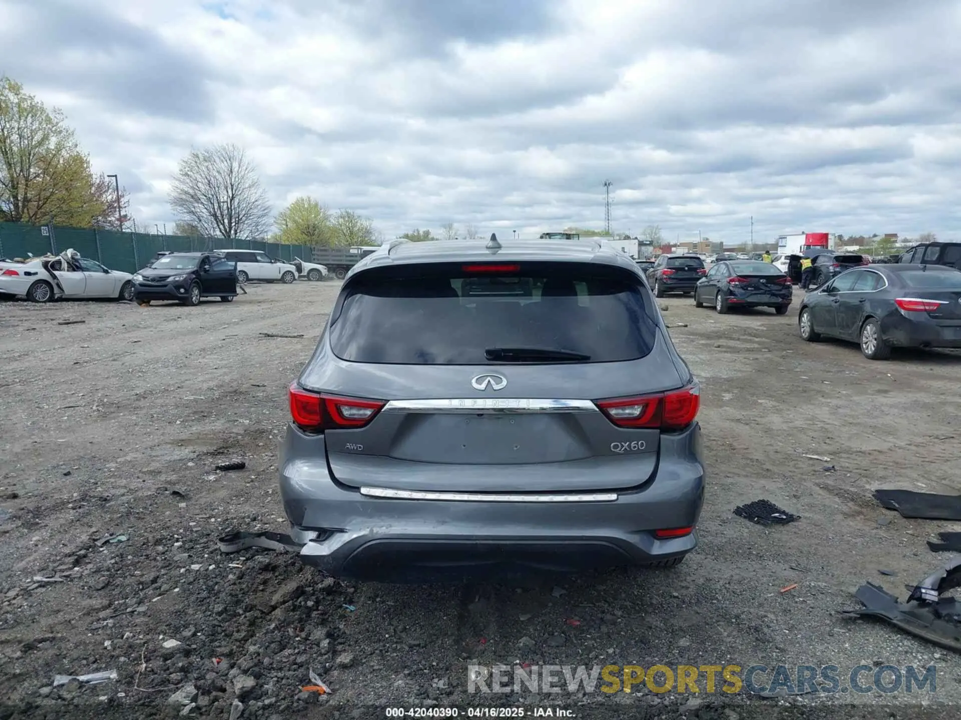 17 Photograph of a damaged car 5N1DL0MM1LC506649 INFINITI QX60 2020