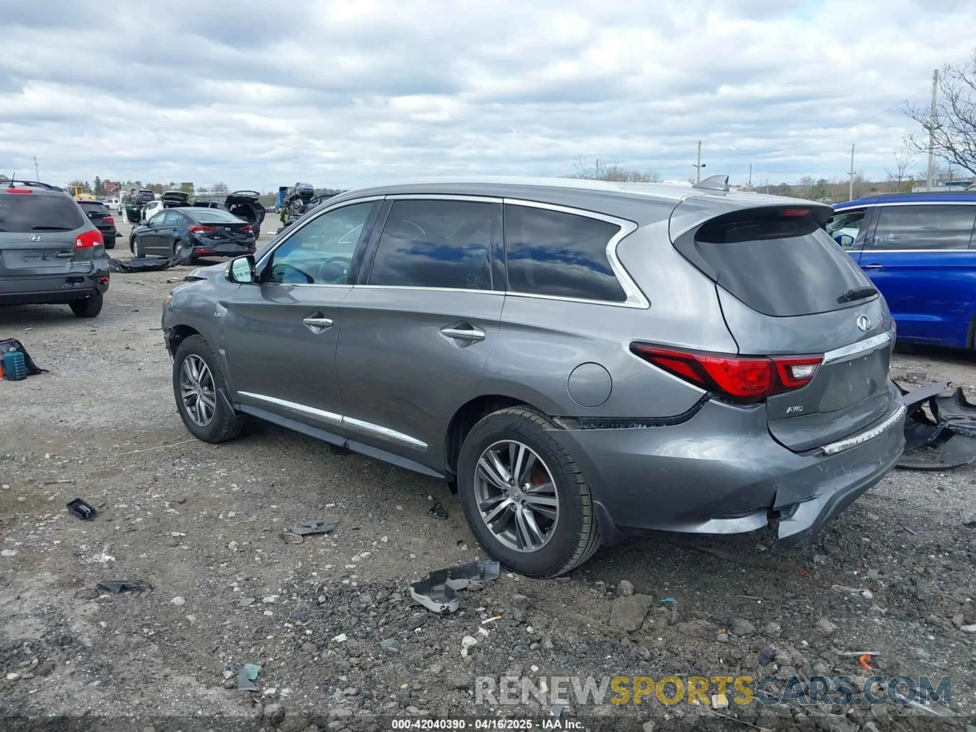 3 Photograph of a damaged car 5N1DL0MM1LC506649 INFINITI QX60 2020
