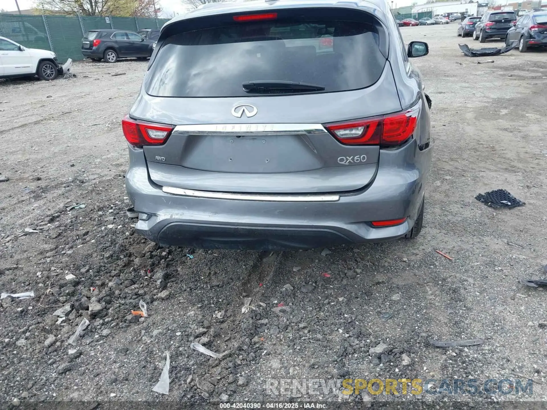 6 Photograph of a damaged car 5N1DL0MM1LC506649 INFINITI QX60 2020