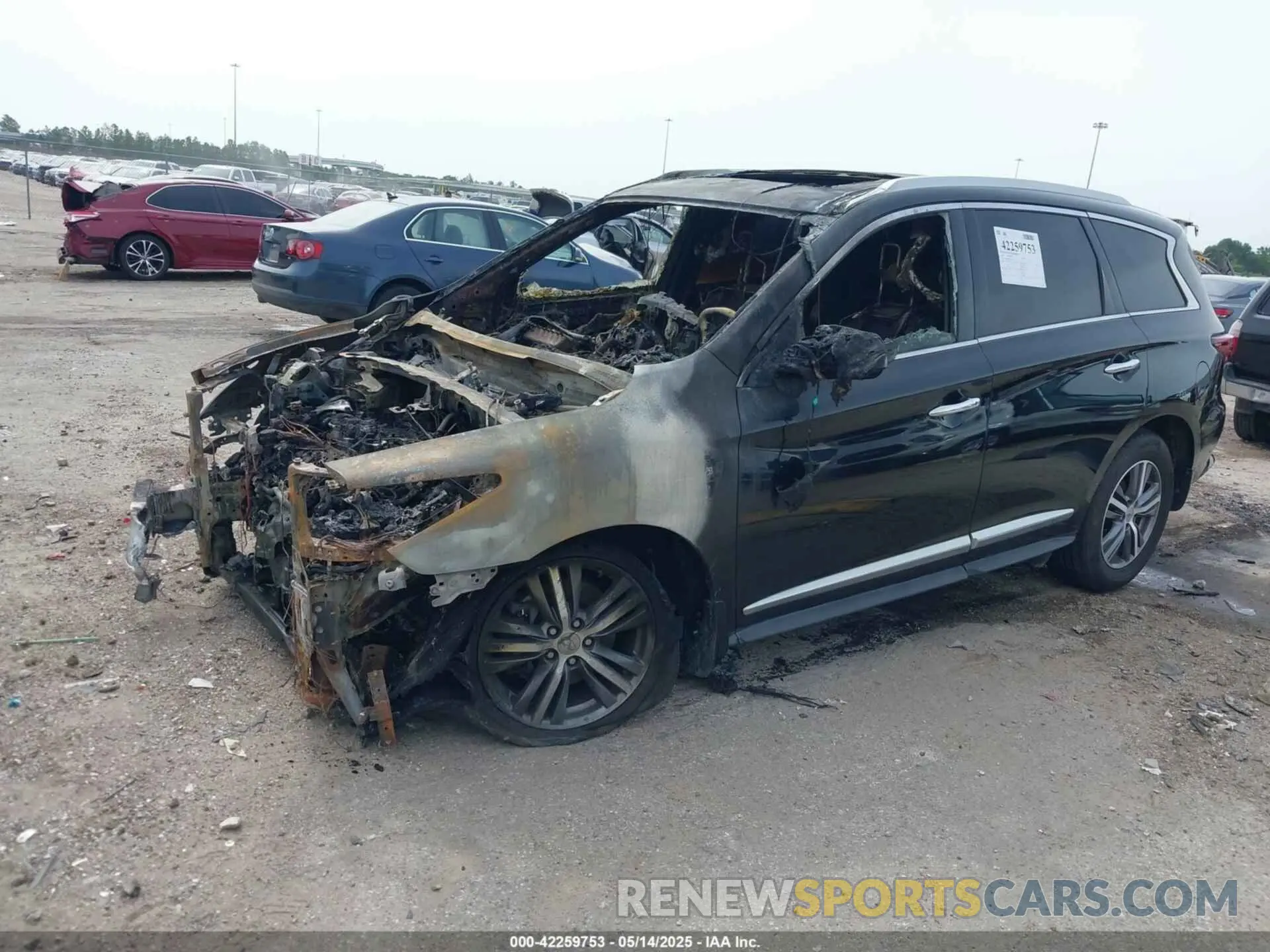 2 Photograph of a damaged car 5N1DL0MM1LC513066 INFINITI QX60 2020