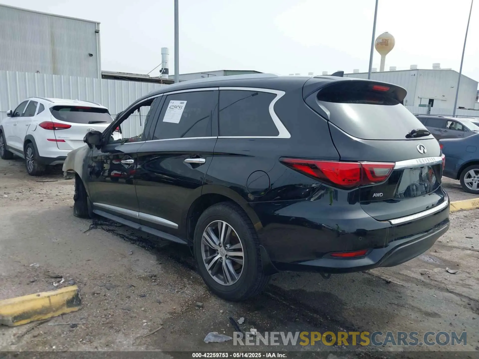 3 Photograph of a damaged car 5N1DL0MM1LC513066 INFINITI QX60 2020